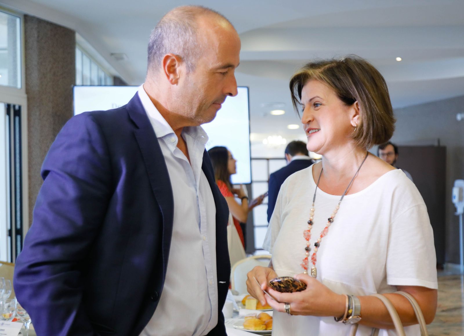 Imágenes del desayuno coloquio de Diario de Almería, con Jesús Barranco, CEO de La Unión