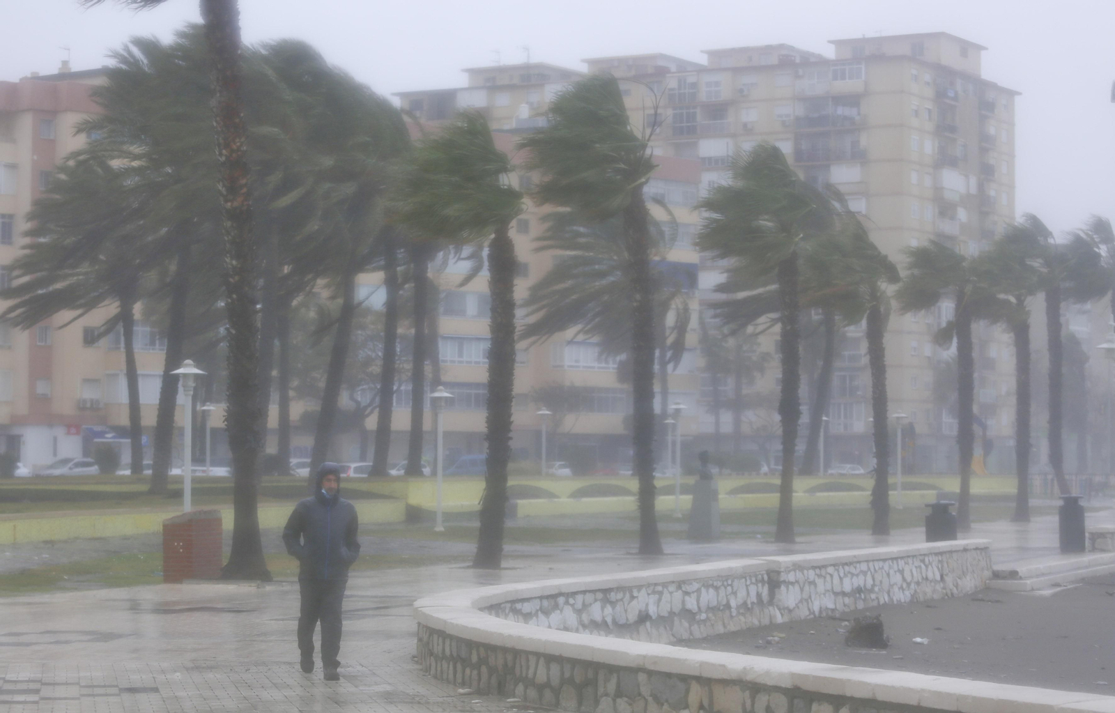Fotos de las incidencias de la lluvia en Málaga