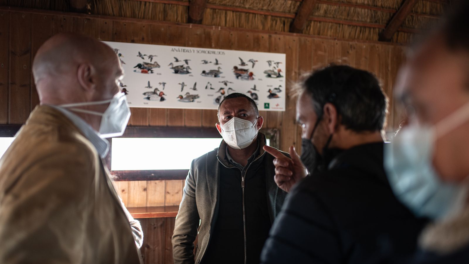 Visita del delegado de Desarrollo Sostenible a la Laguna Primera.