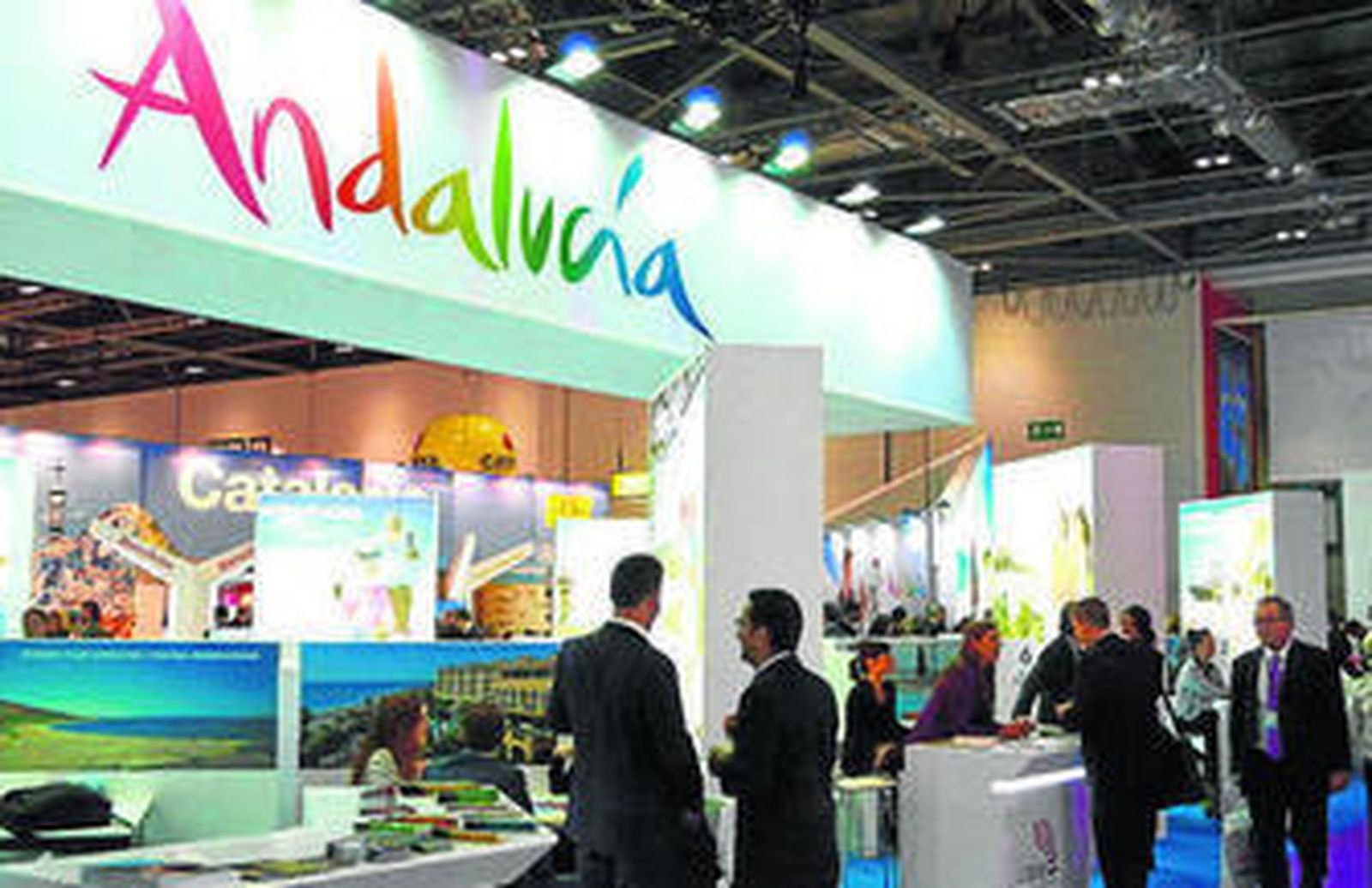'Stand' andaluz en la feria World Travel de Londres.
