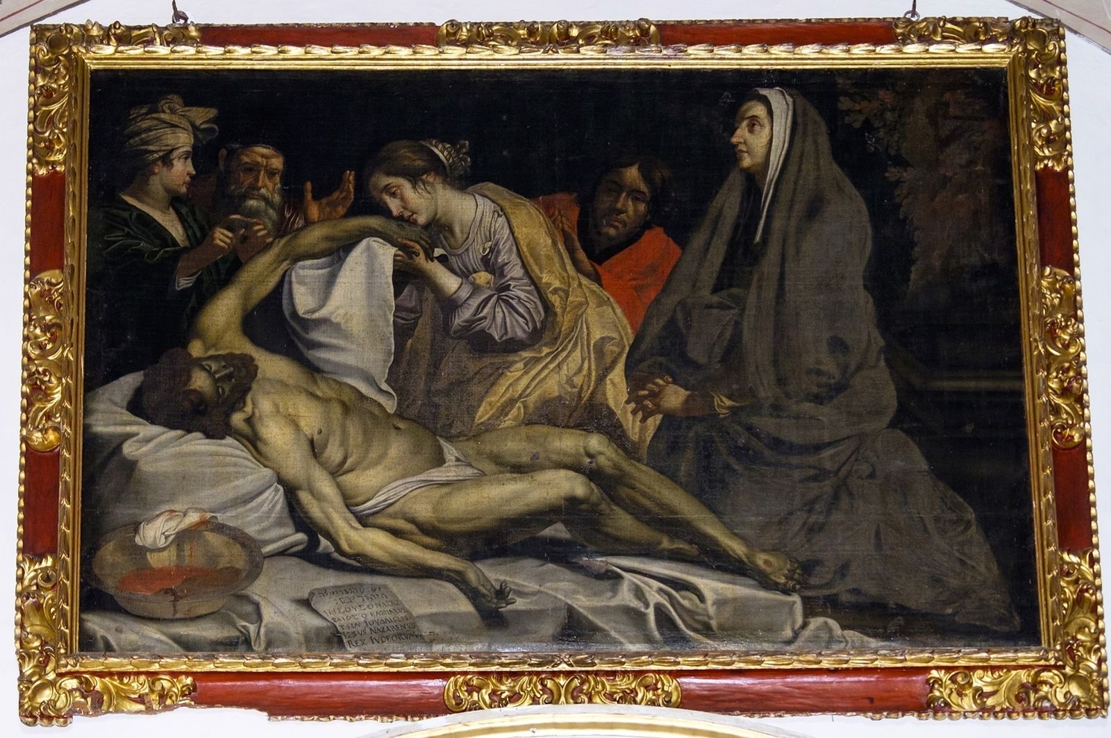 Obra 'La lamentación sobre Cristo muerto', de Abraham Janssens.