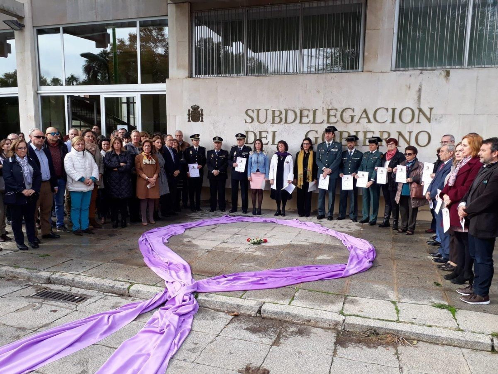 Las concentraciones institucionales contra la violencia de género