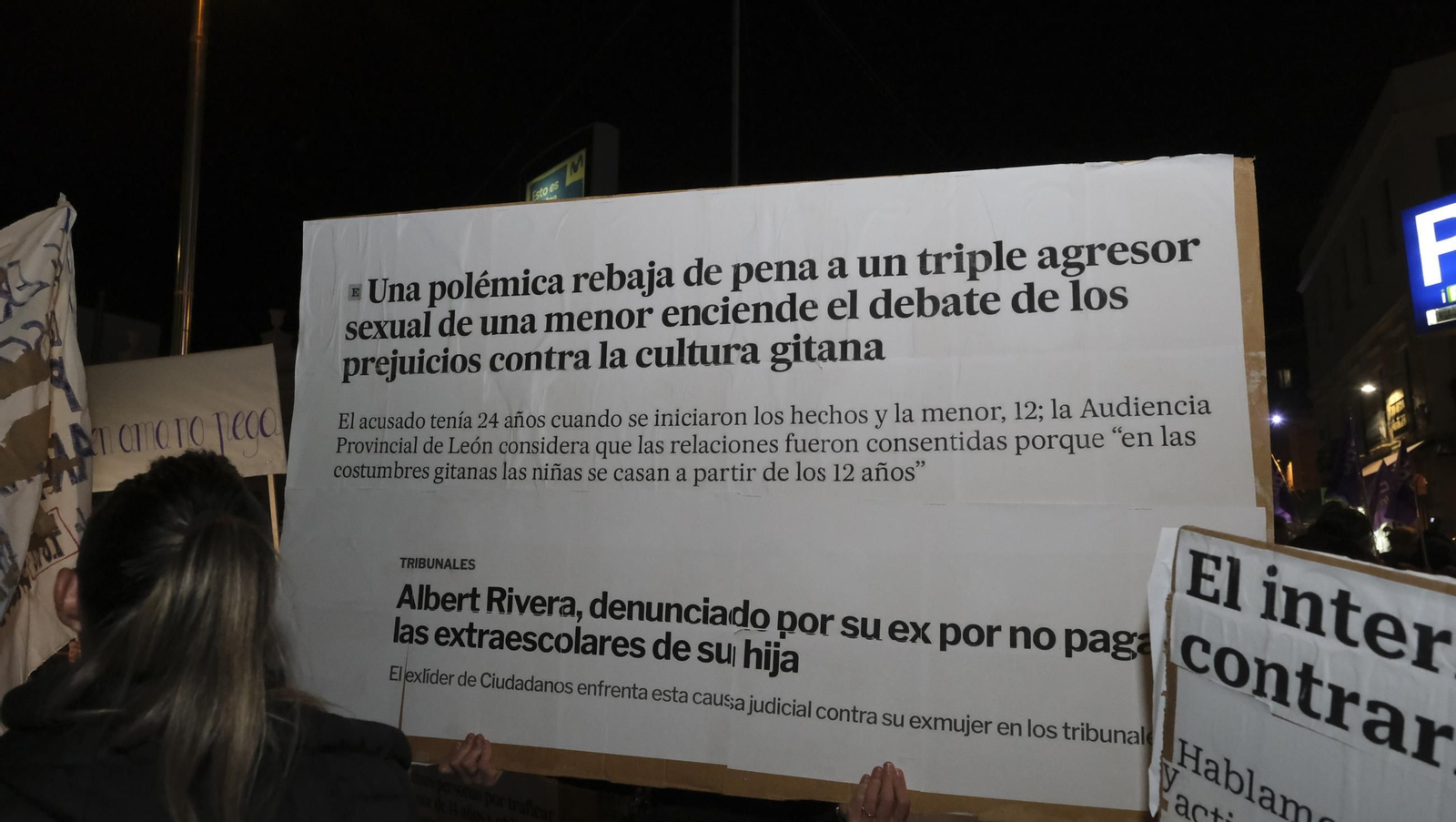 Fotografías de la manifestación del 25-N por la violencia de género, en Almería