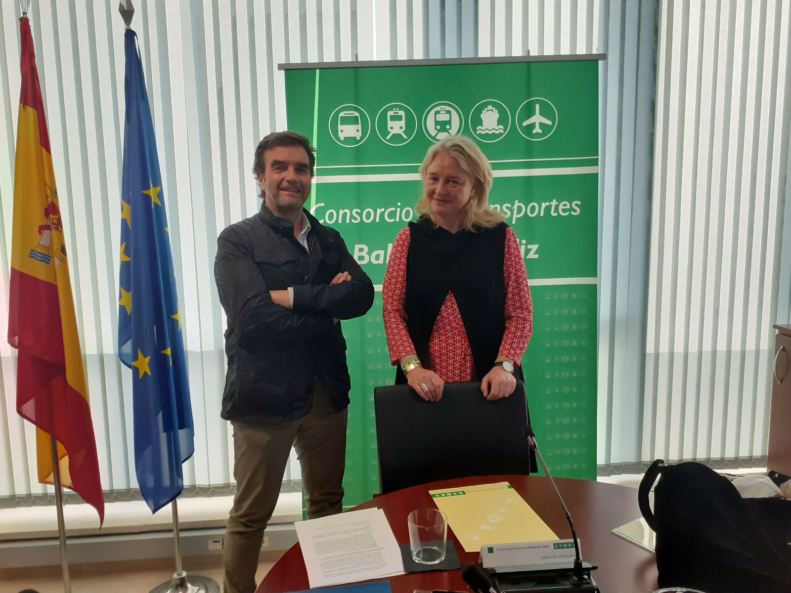 Millán Alegre, junto a Mercedes Colombo.