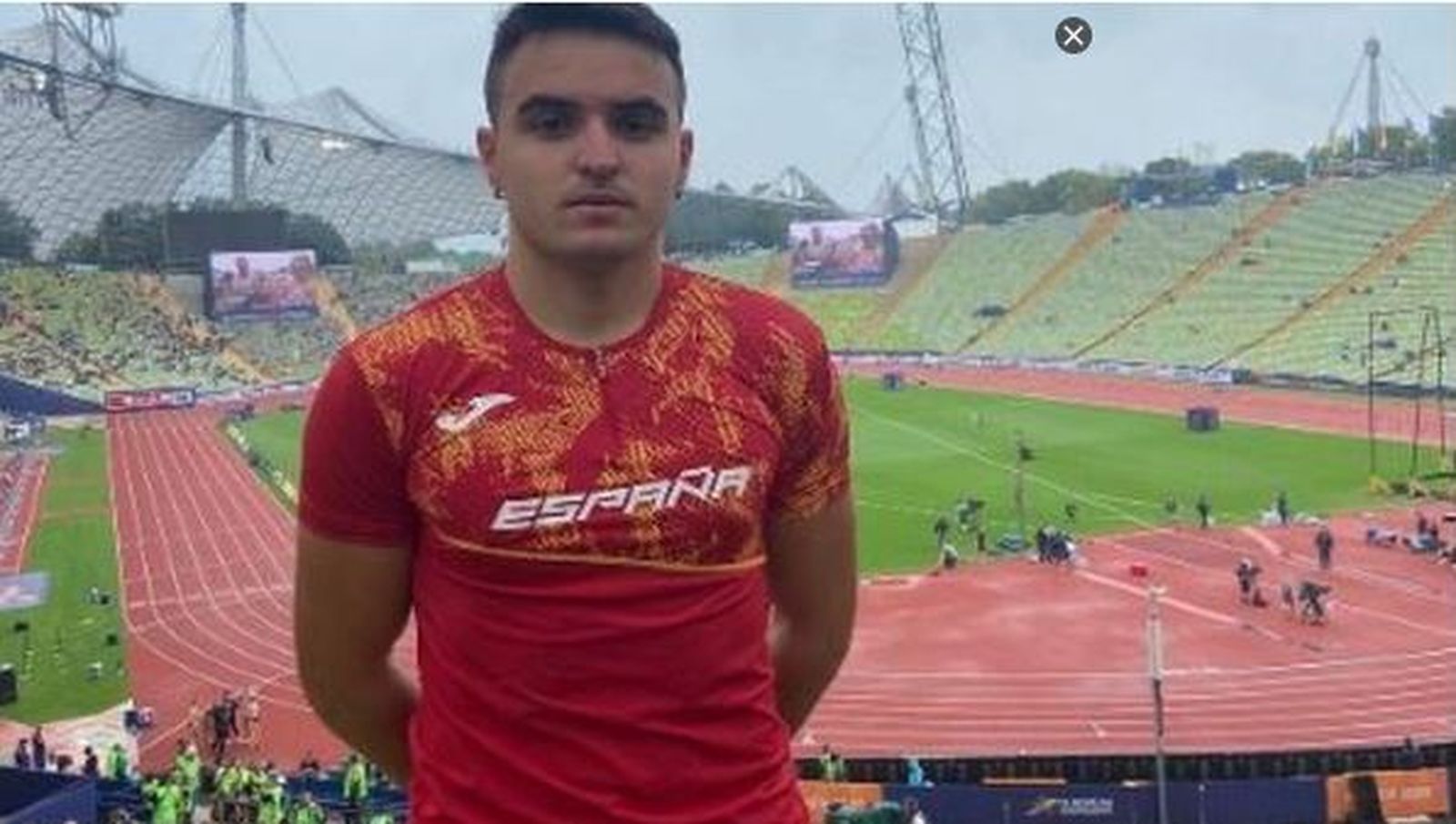 El velocista algecireño Pablo Montalvo