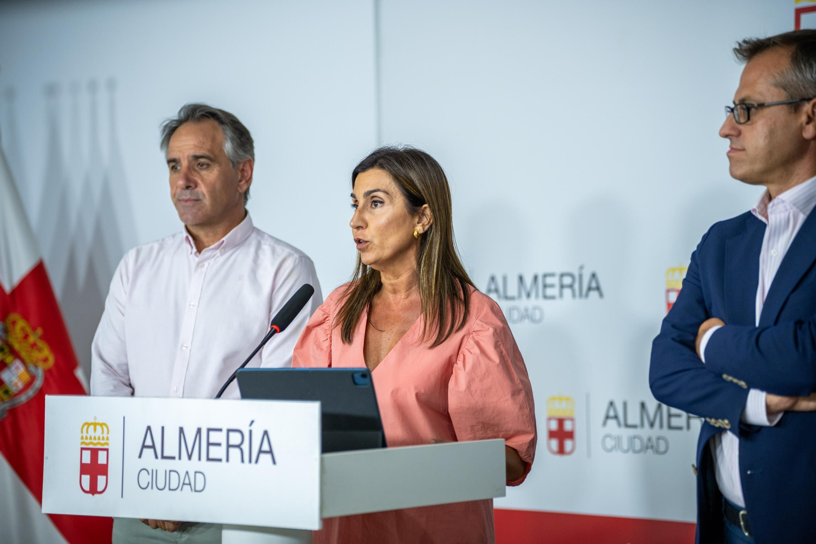 La portavoz del Ayuntamiento en rueda de prensa