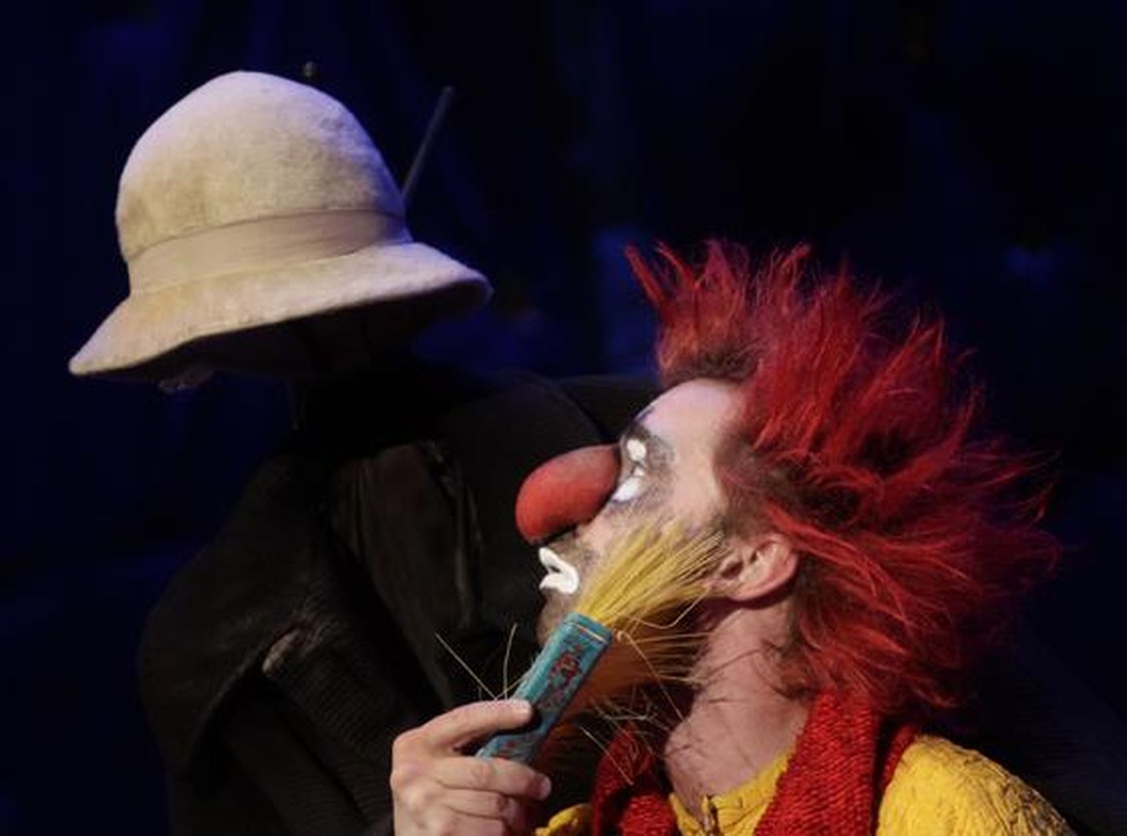 Una imagen de 'Slava's Snowshow', de la compañía de Slava Polunin. / Antonio Pizarro