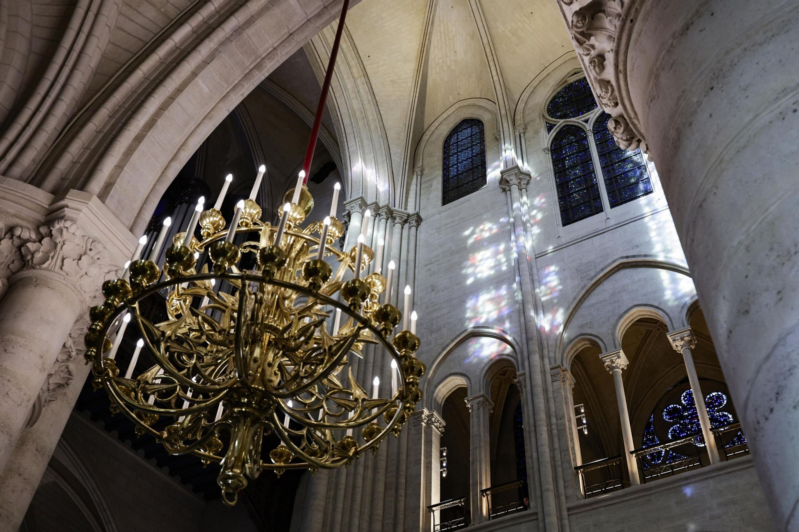 Así es el nuevo interior de Notre Dame tras la restauración Así es el nuevo interior de Notre Dame tras la restauración