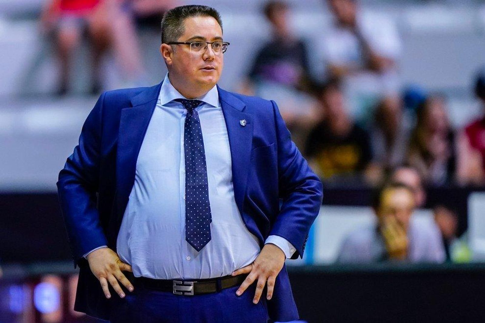 Diego Epifanio, en un partido del Leyma Coruña