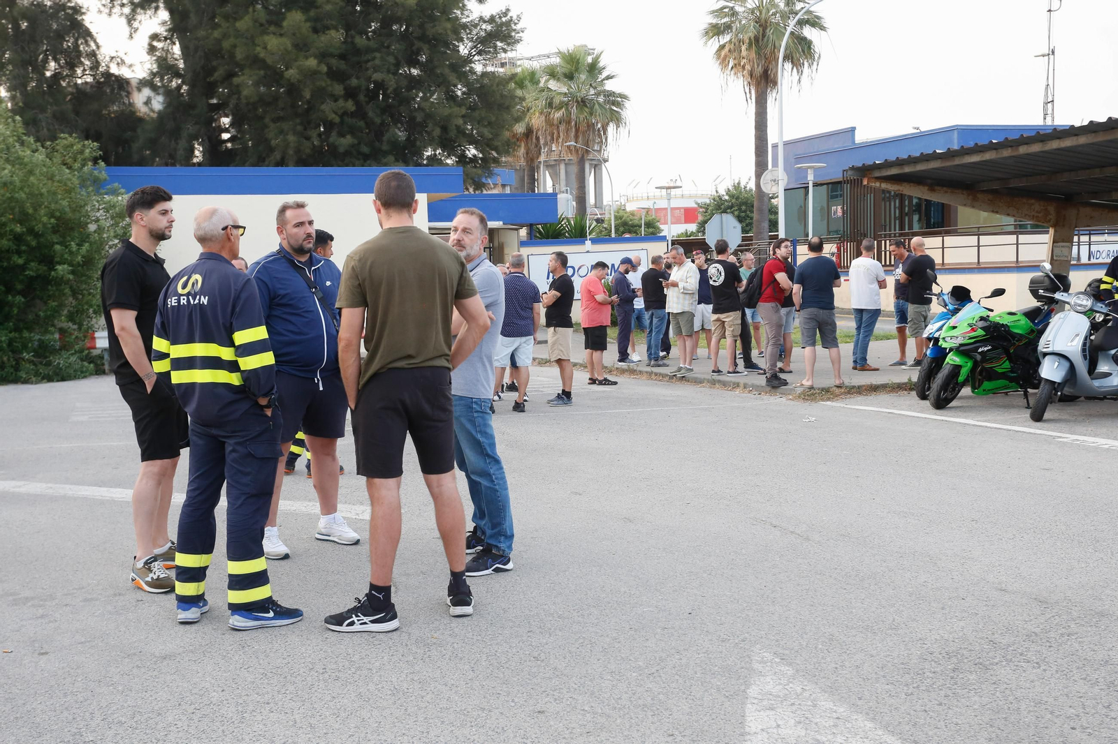 La primera jornada de la huelga del metal en el Campo de Gibraltar, en imágenes