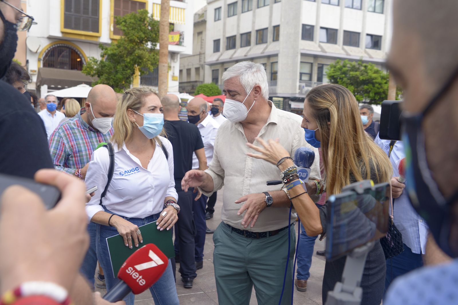 Fotos de la concentración contra el narcotráfico en Algeciras.