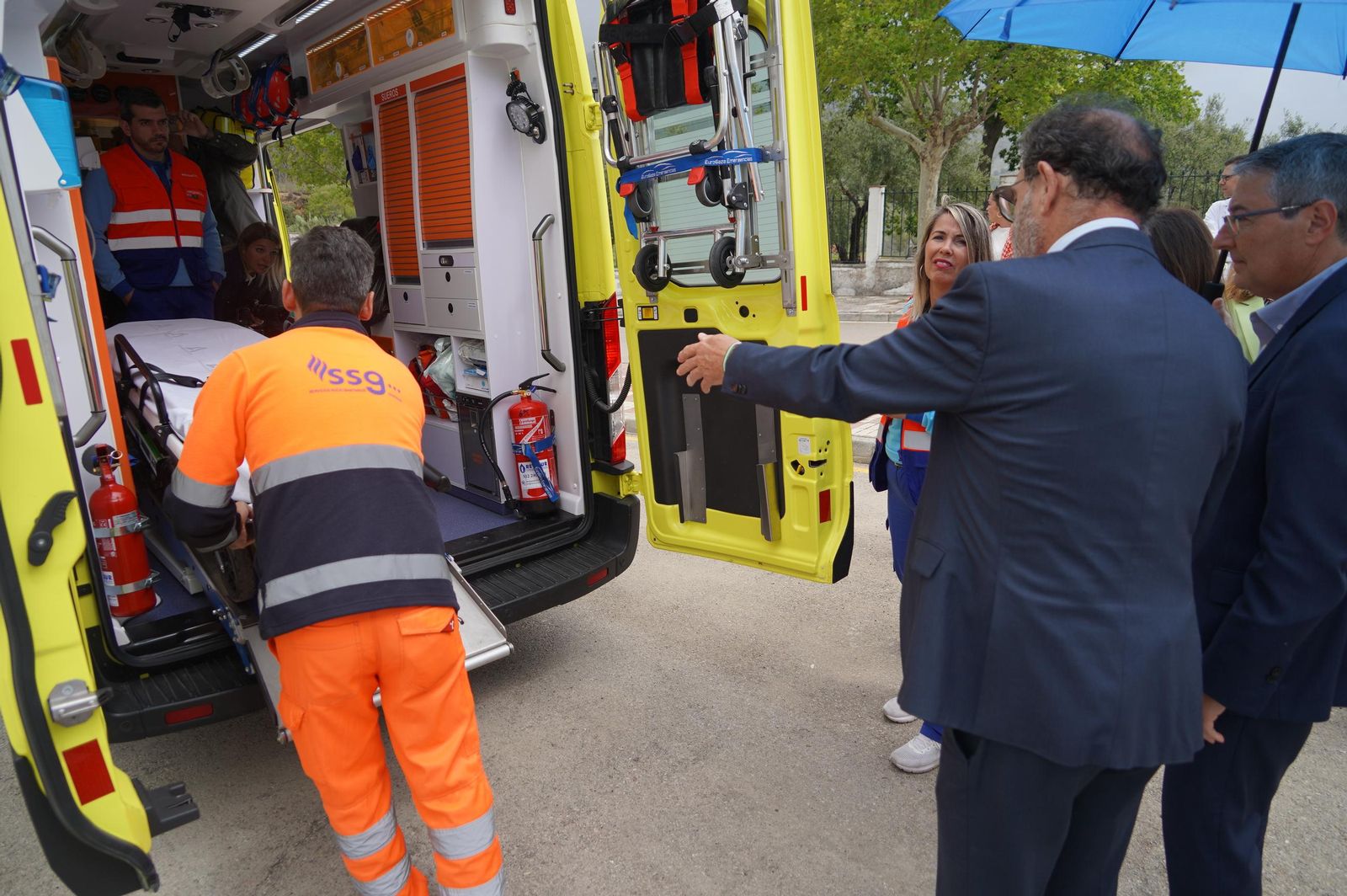 La nueva ambulancia que prestará servicio en la zona.