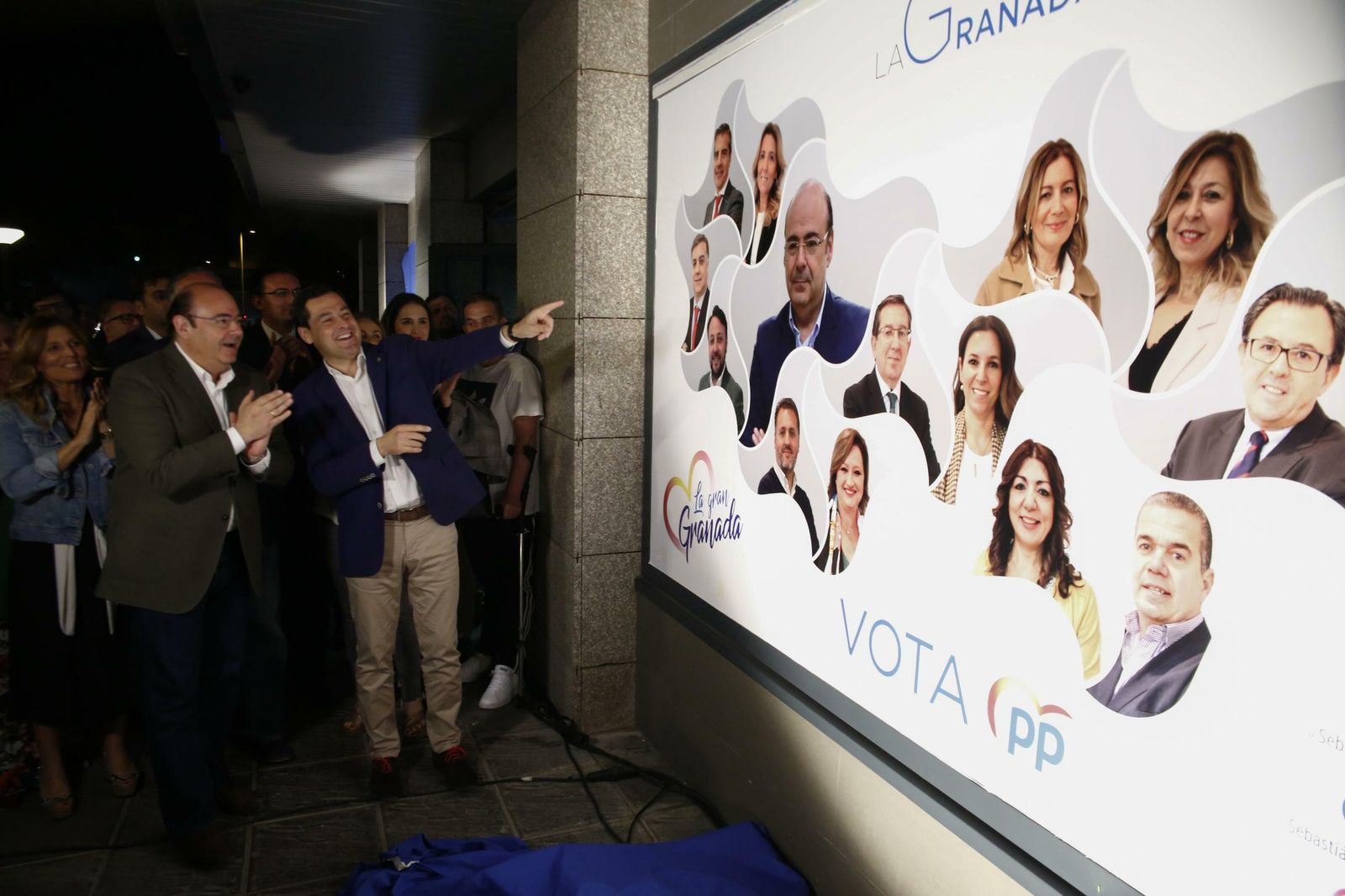 Las imágenes del inicio de la campaña del PP