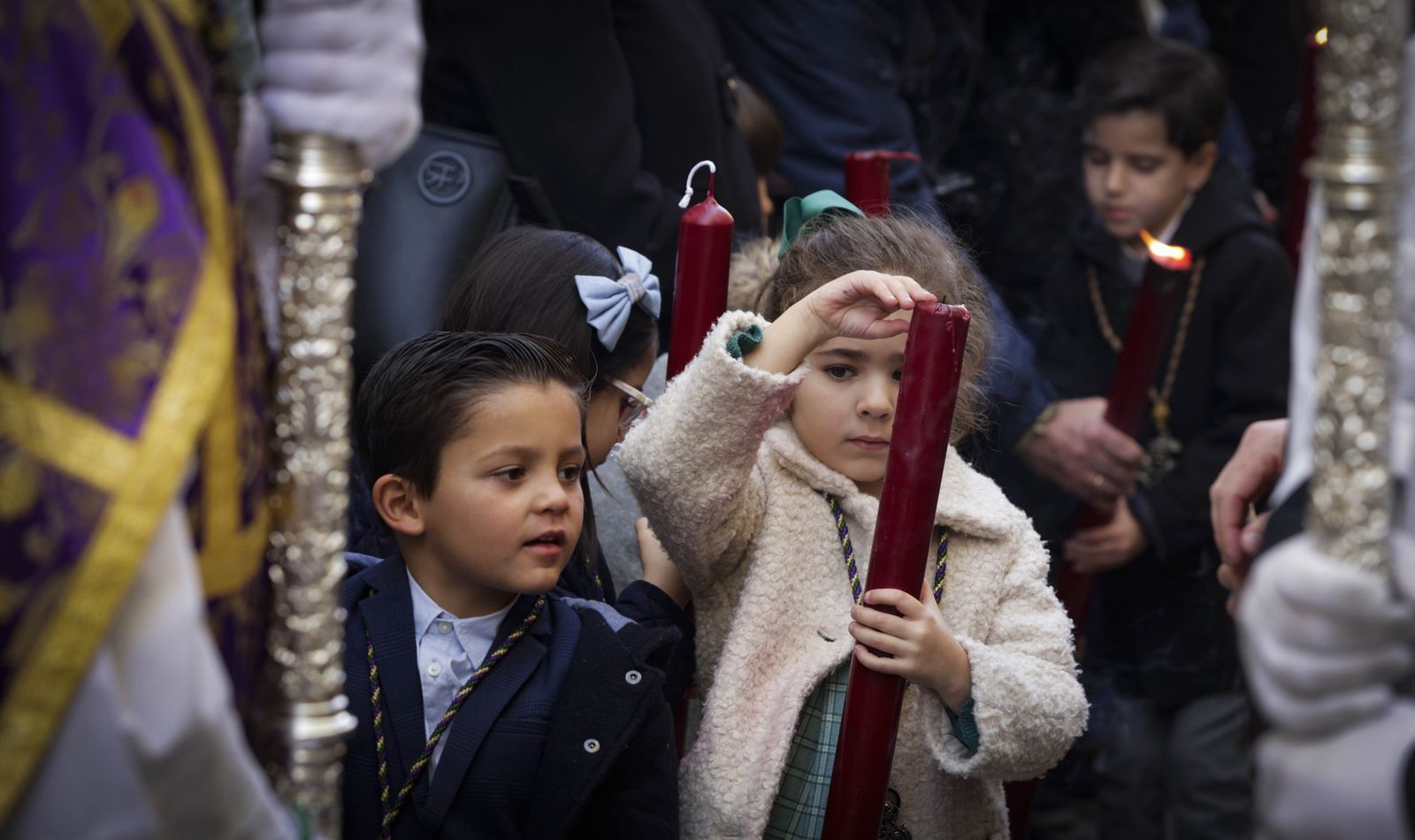 Imágenes del Vía Crucis del Cristo de las Tres Caídas