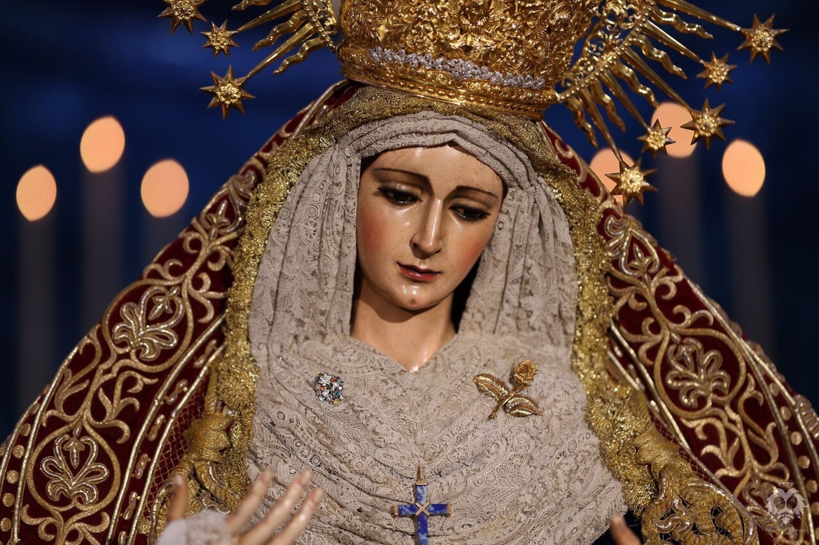 La Virgen del Patrocinio, expuesta a la veneración de los fieles este fin de semana.