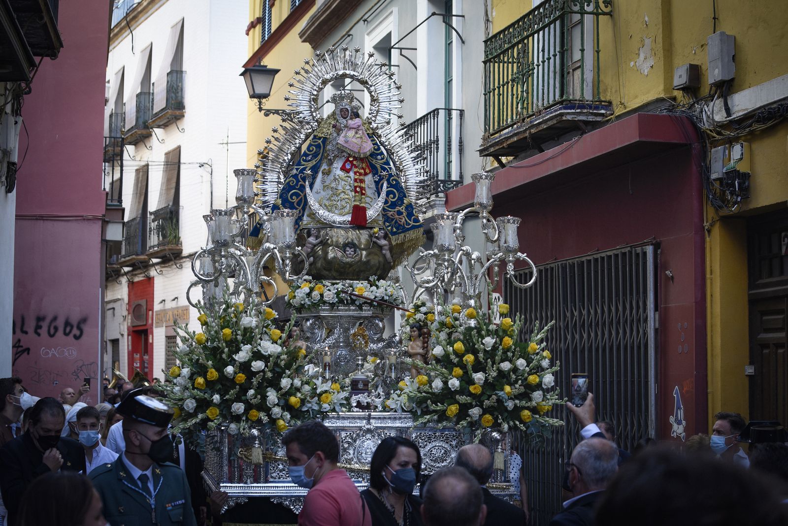 Procesión de la Virgen de la Cabeza, en imágenes