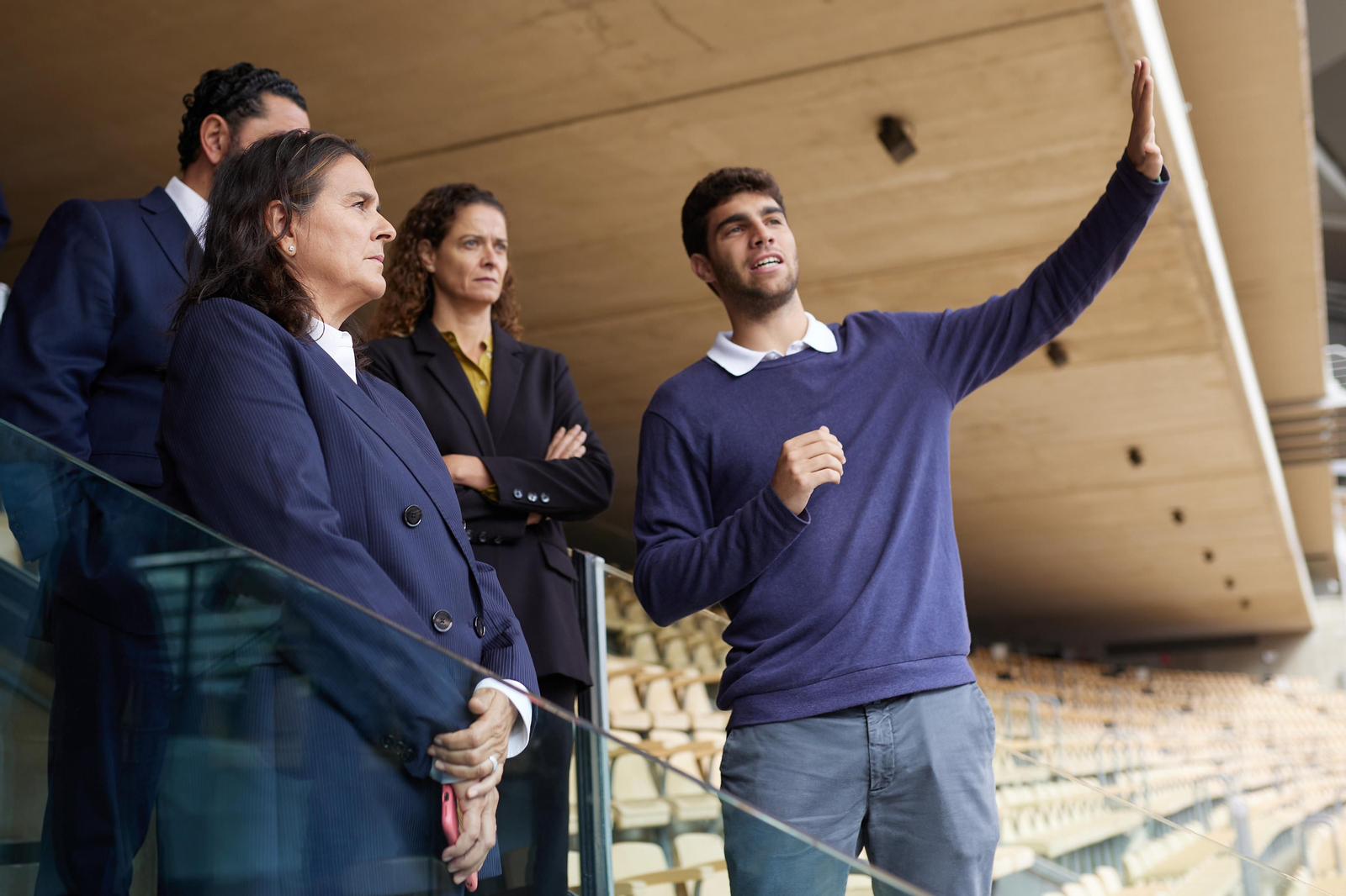 Las fotos del Estadio de la Cartuja para el tenis