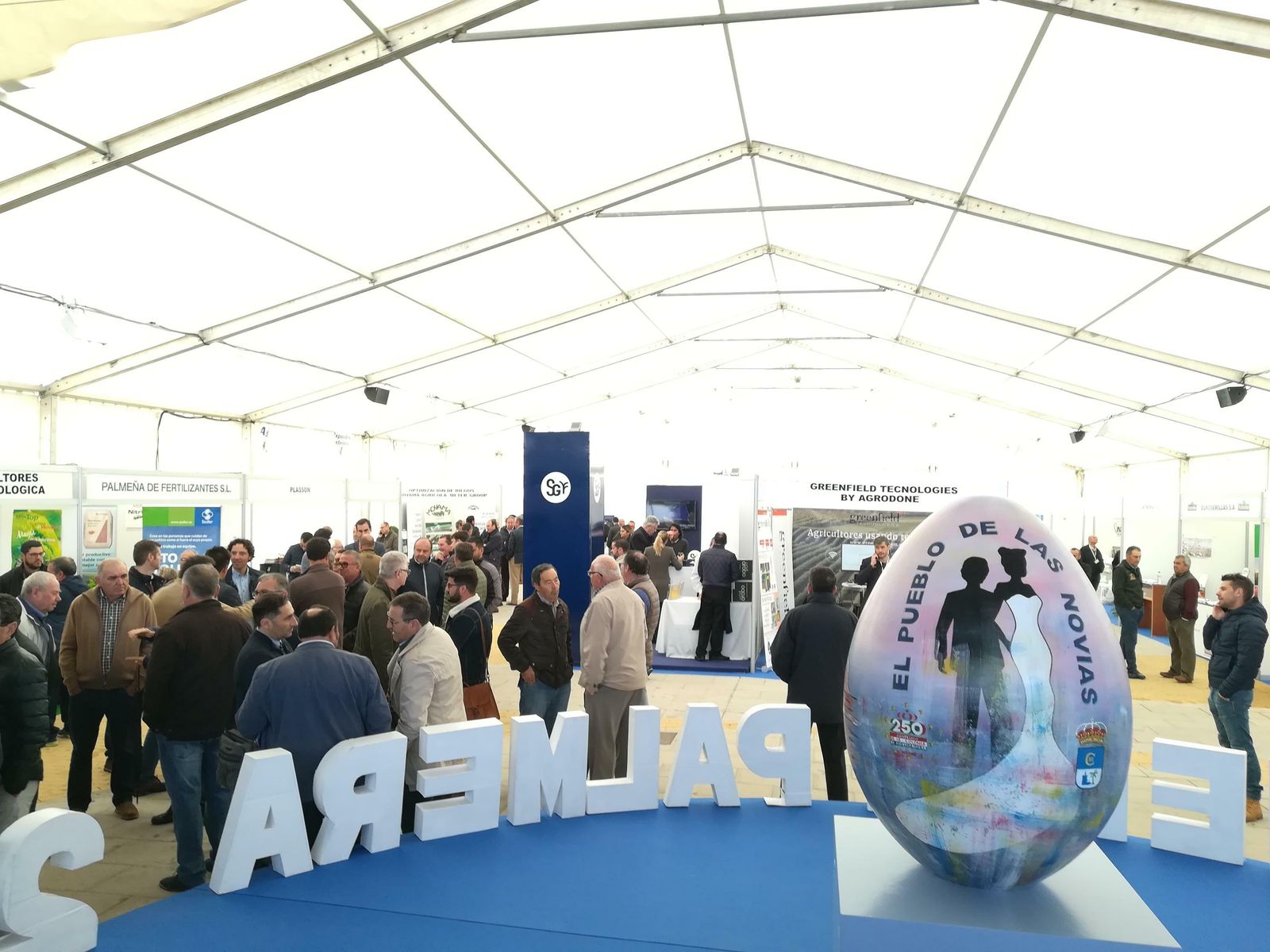 Asistentes a la pasada edición de la feria del regadío de la Fuente Palmera.