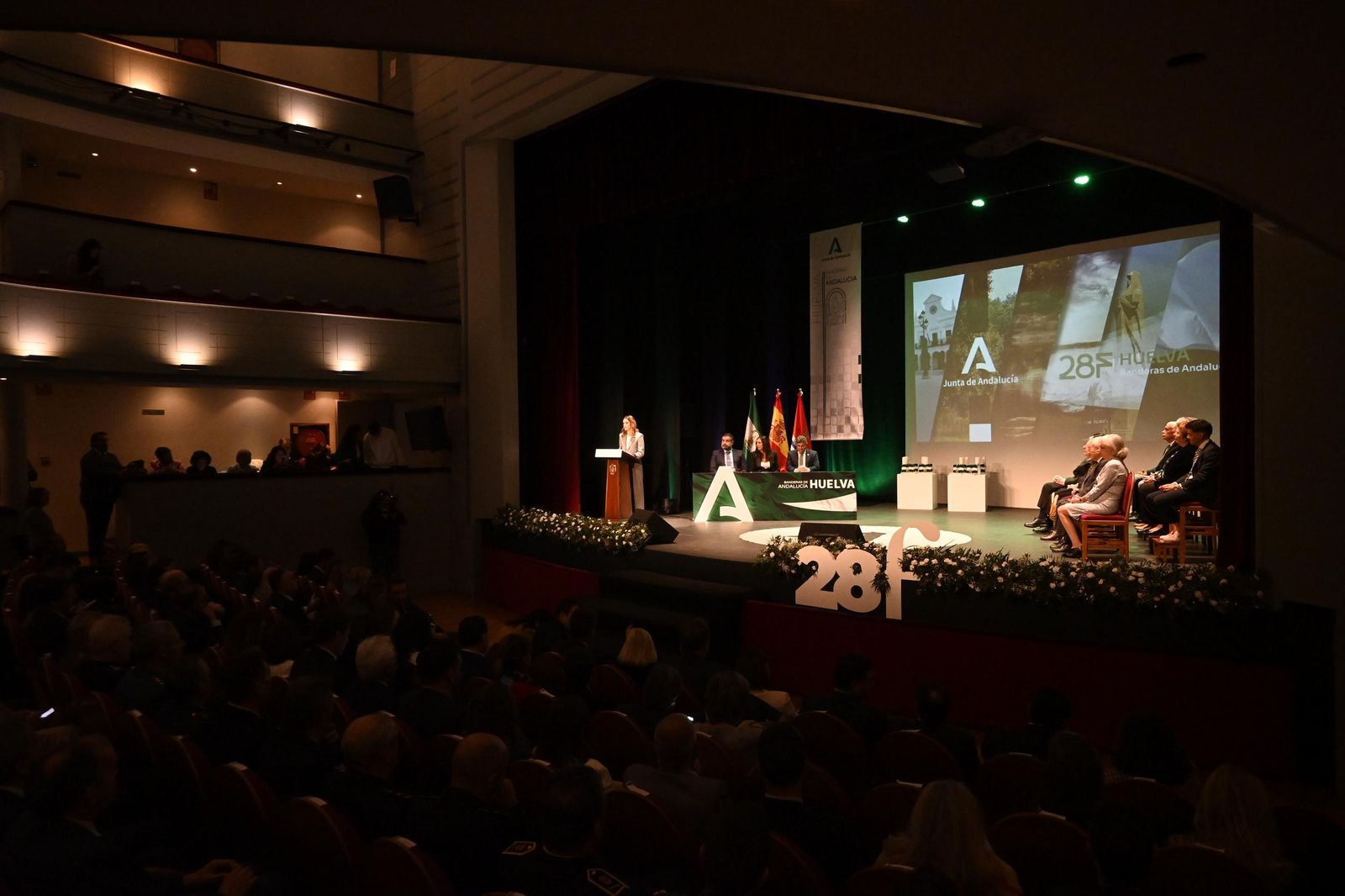 Premios de las Banderas de Andalucía en Huelva, en imágenes