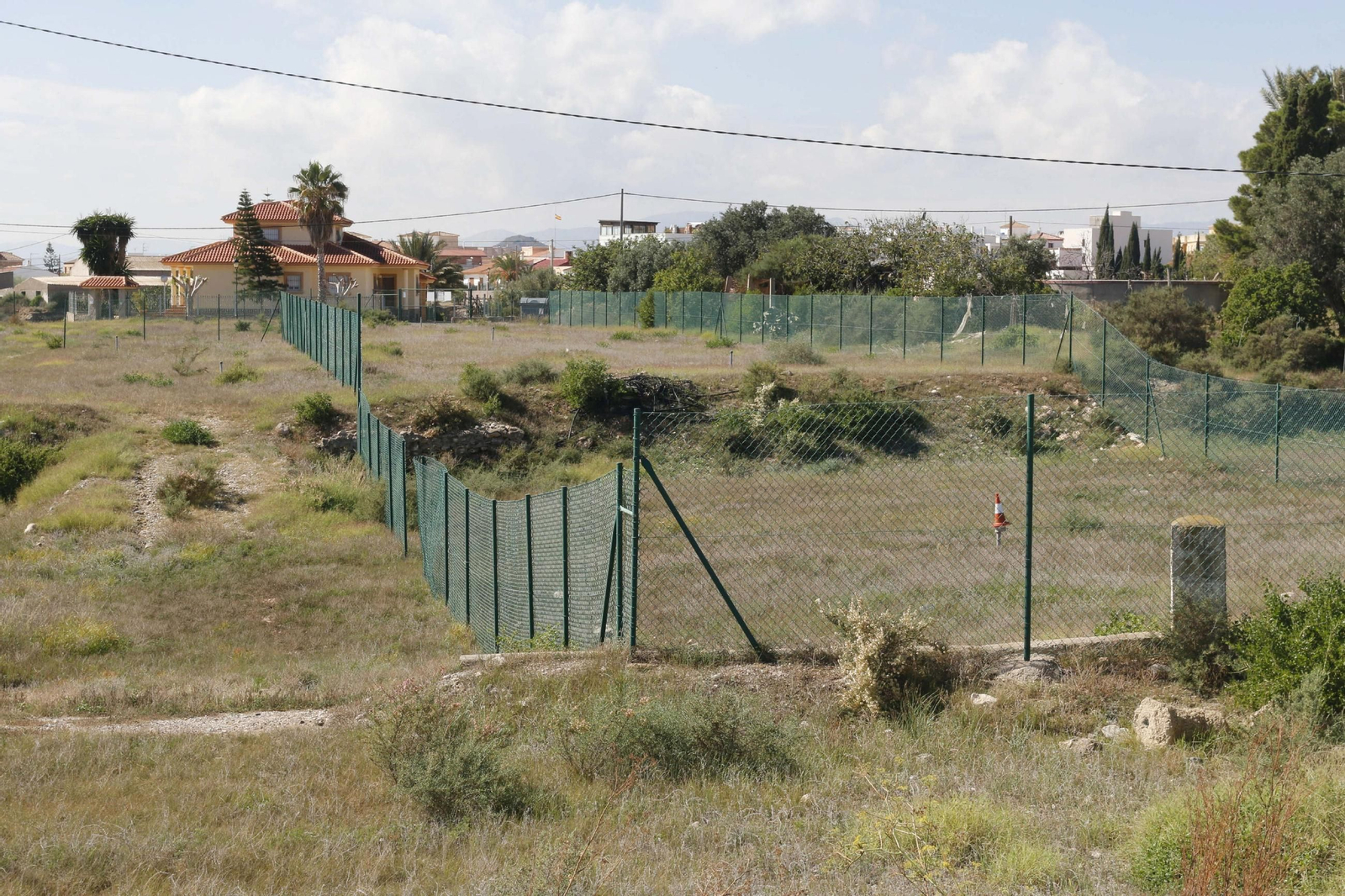 Zona vallada en Palomares.