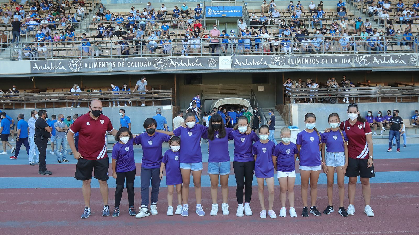 Fiesta del ascenso del Xerez DFC en Chapín