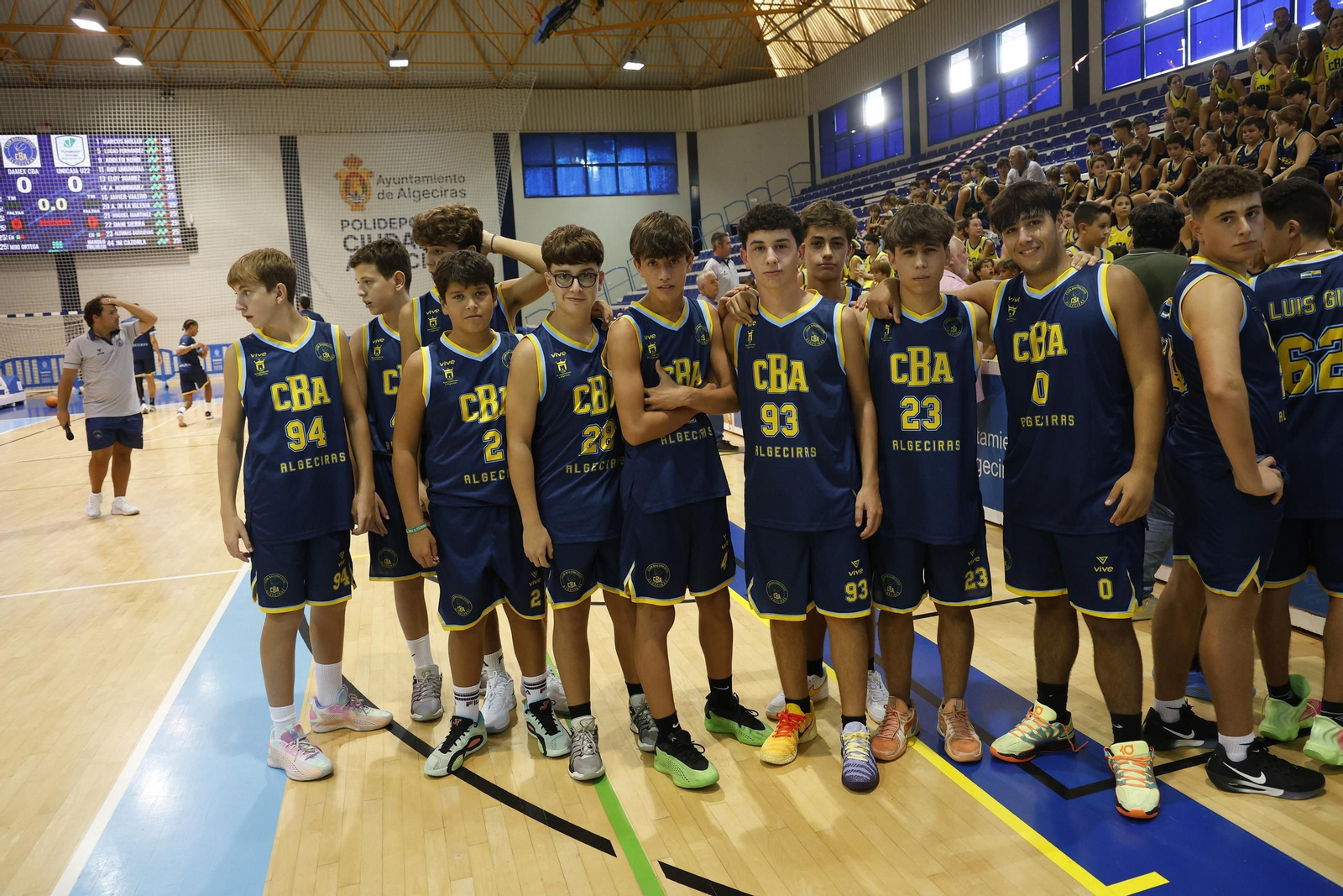 Fotos de la presentación de los equipos de cantera del CB Ciudad de Algeciras