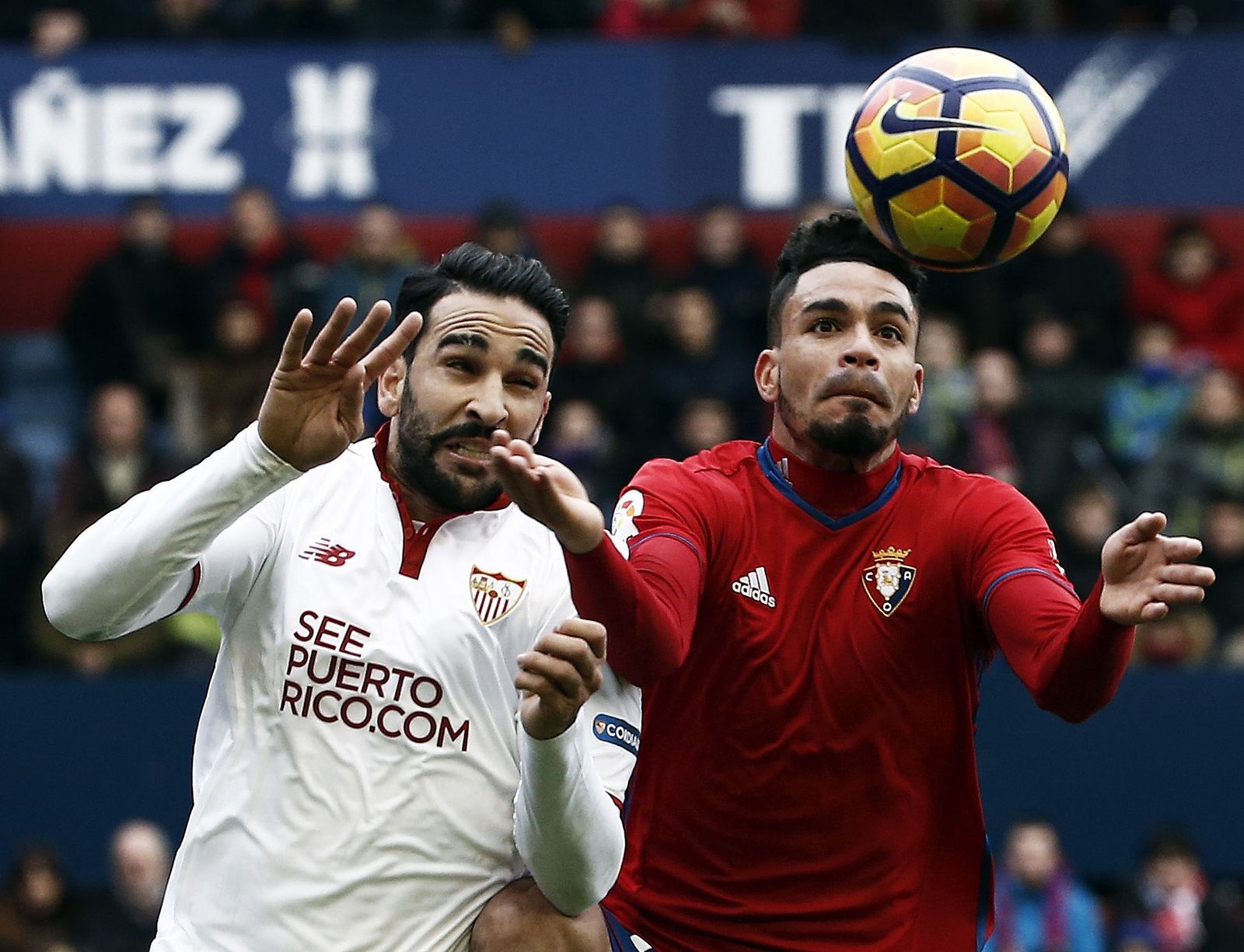El Osasuna-Sevilla, en imágenes