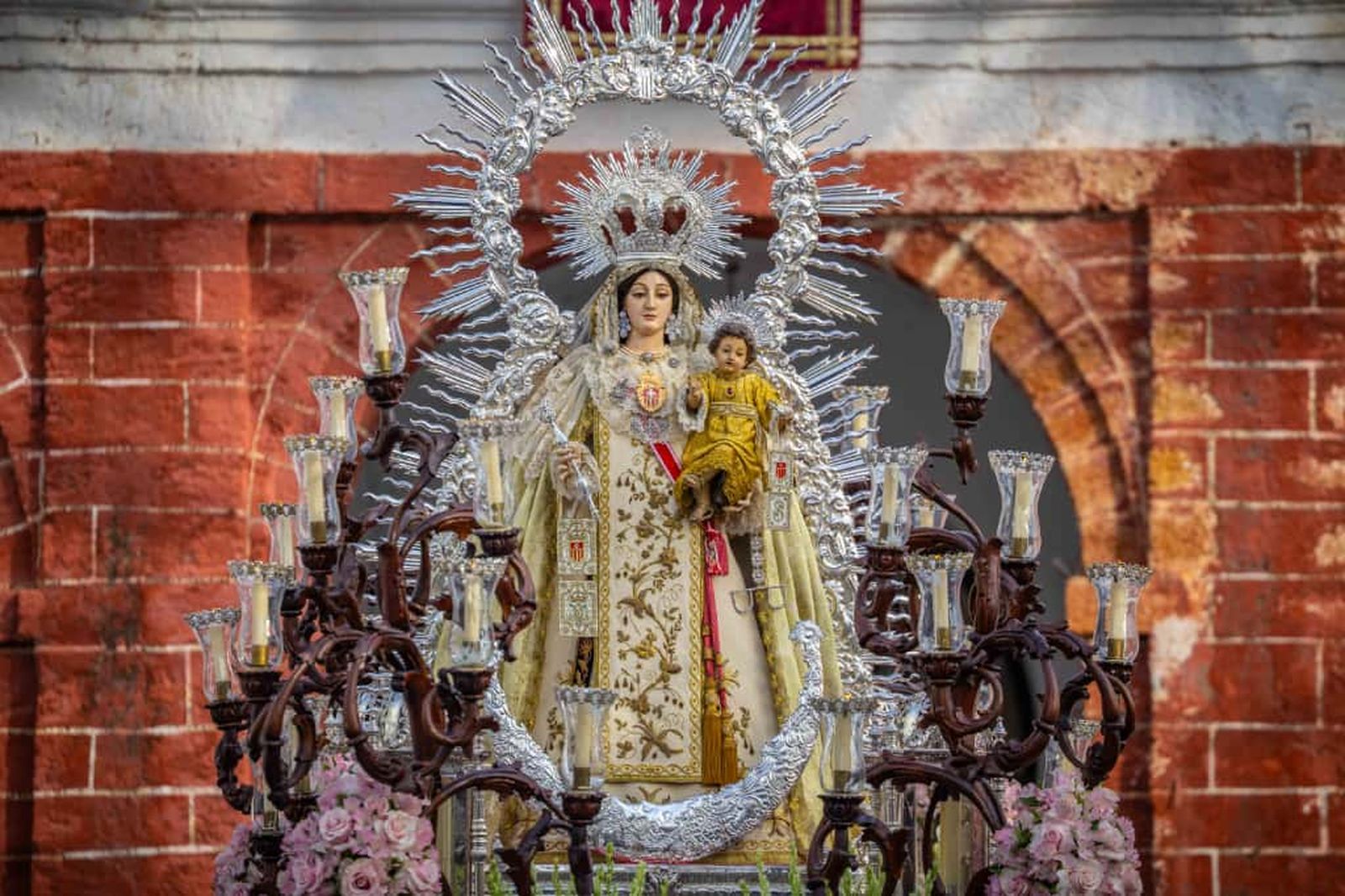 Procesión de la Virgen de las Mercedes en San Fernando: las imágenes