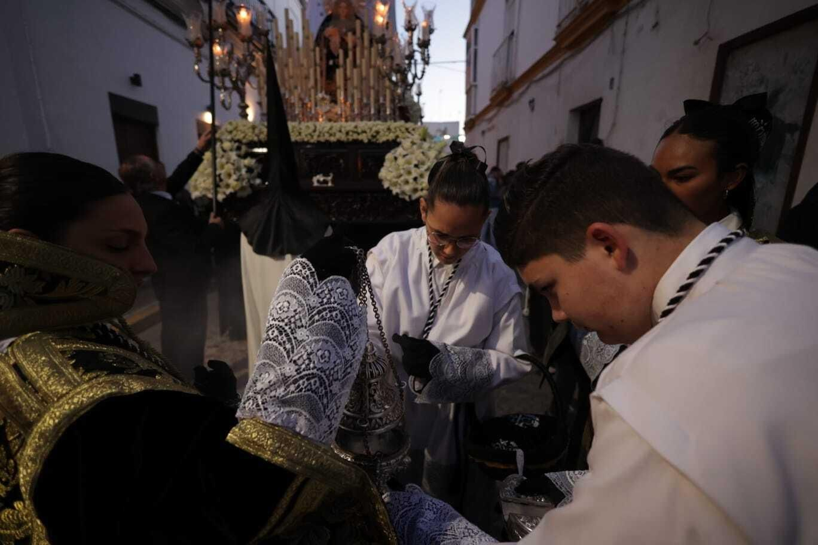 Las imágenes de la hermandad de la Soledad de la Semana Santa de San Fernando 2023