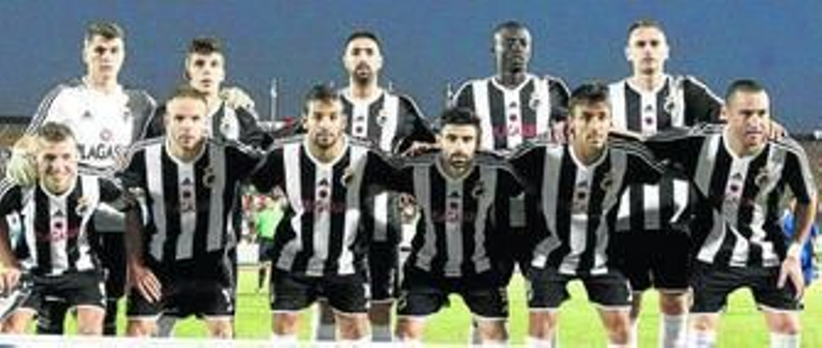 Once inicial de la Real Balompédica el pasado miércoles, en el encuentro con el Fuenlabrada.