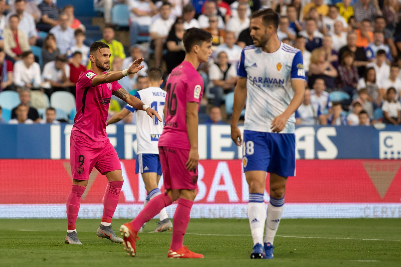 El Zaragoza-Málaga, en fotos