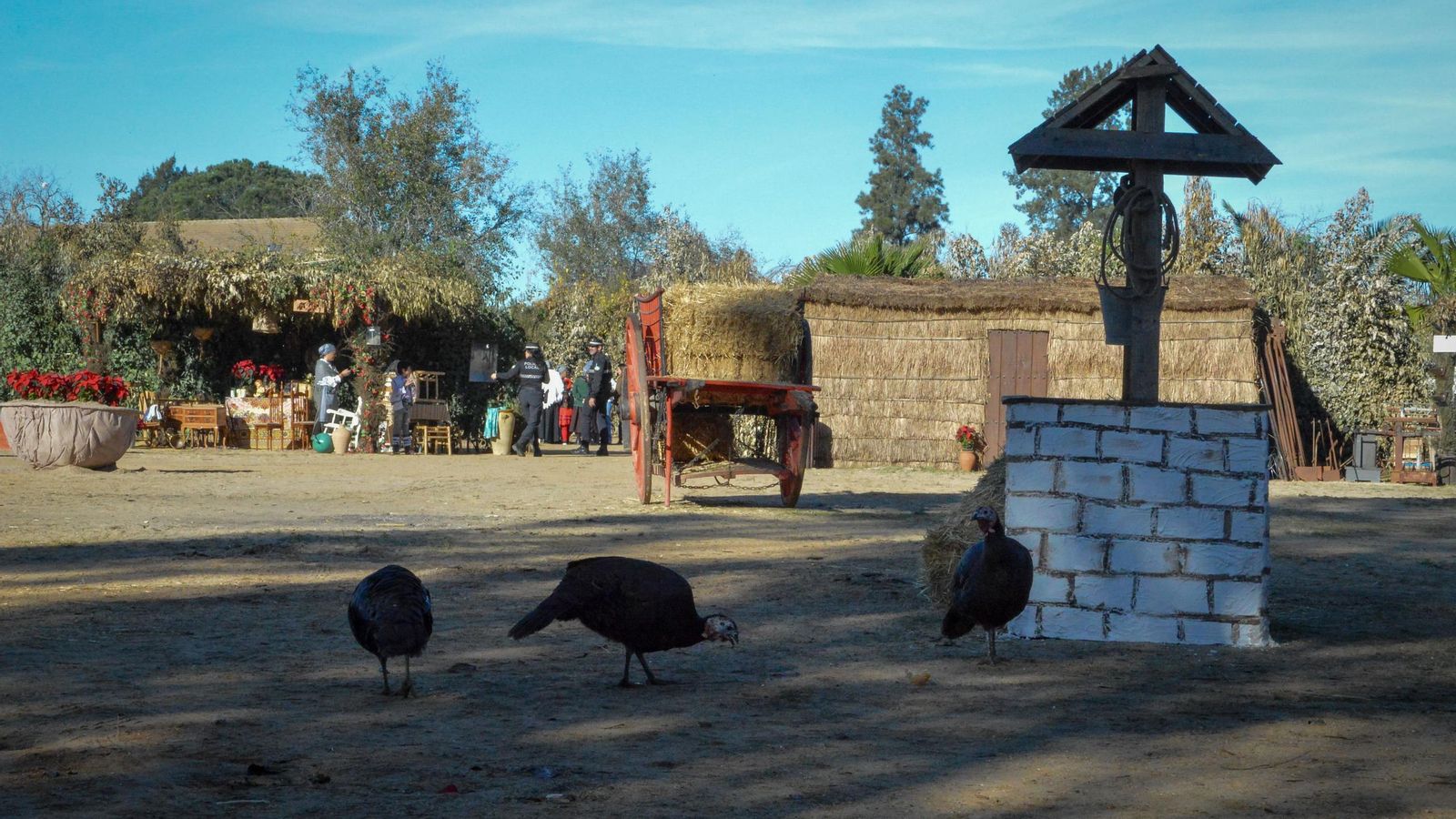 Belén Viviente en El Rocío.