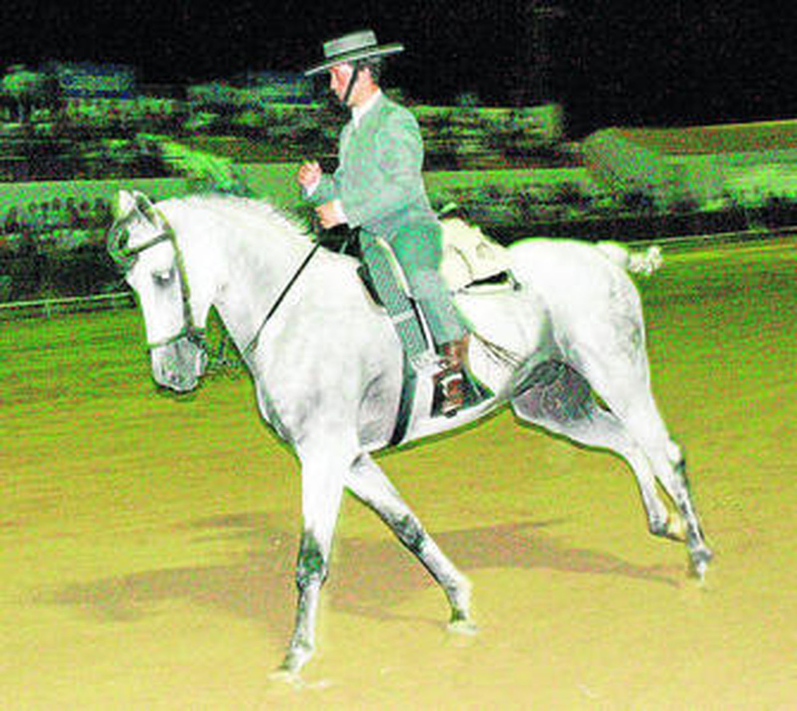 El lepero Javier Celestino, con 'Tranvía', finalizó en noveno lugar.