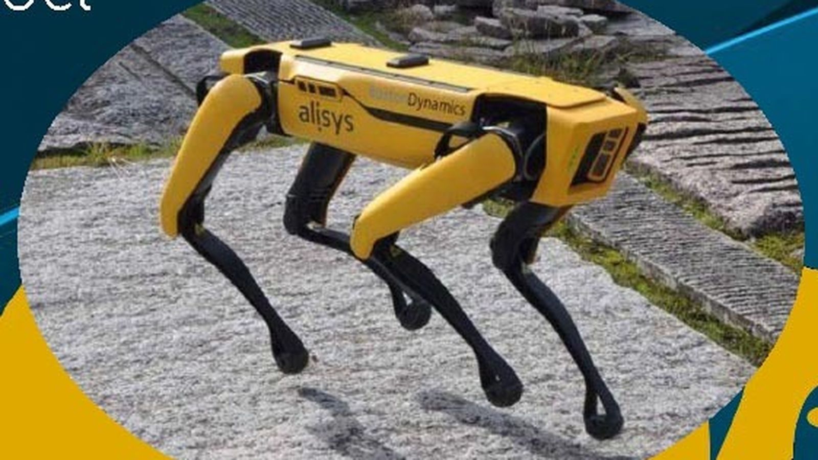 Perro robot ideado para la vigilancia y auxilio