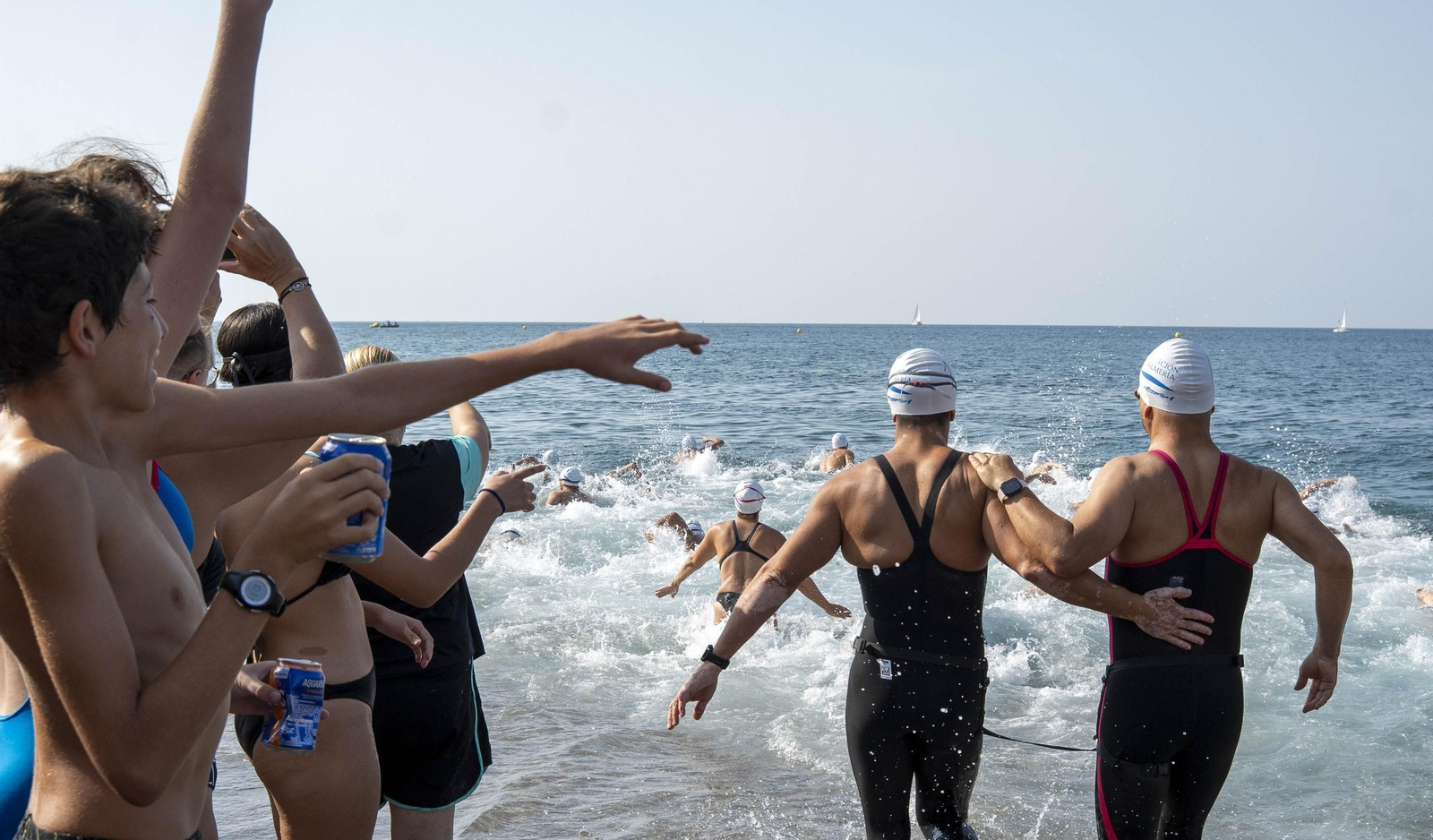 Travesía a nado Carlos Tejada de Almería
