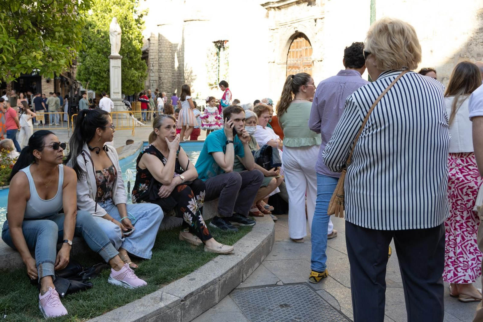 Así ha procesionado la Virgen de la Capilla por Jaén en su día grande.