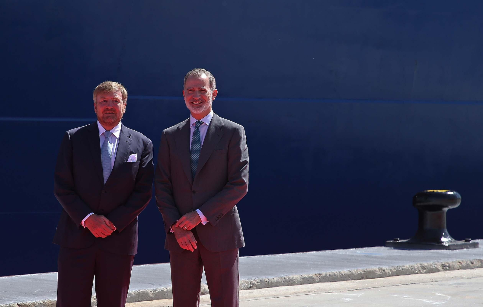 Fotos de la visita de los reyes Felipe VI y Guillermo Alejandro de Países Bajos al puerto de Algeciras Fotos de los reyes Felipe VI y Guillermo Alejandro de Países Bajos al puerto de Algeciras