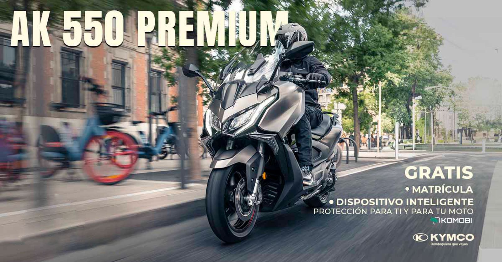 Optimiza tu movilidad en ciudad con el innovador KYMCO AK 550 Premium