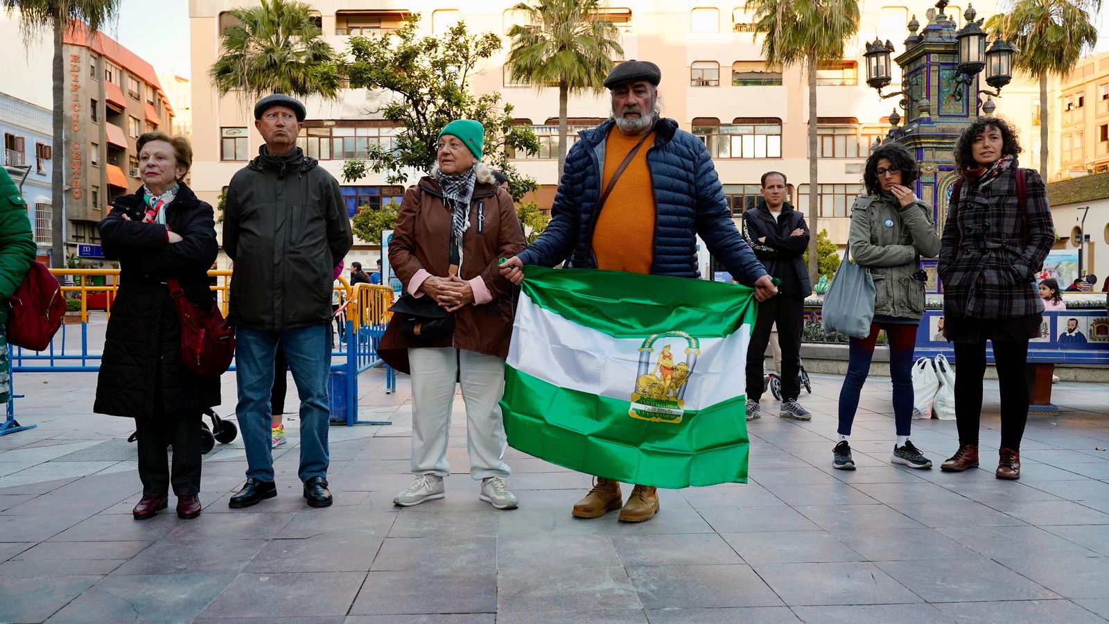 Fotos de la concentración en Algeciras en apoyo a Palestina