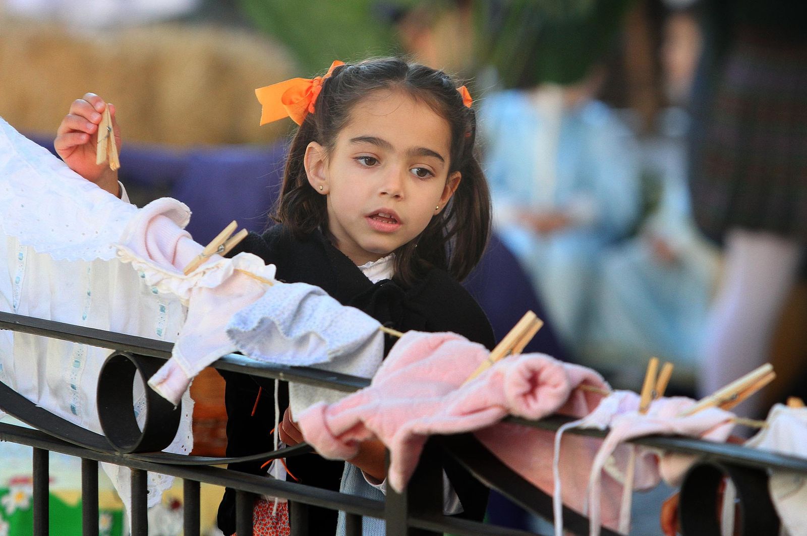 Imágenes del Belén viviente del Colegio María Inmaculada.