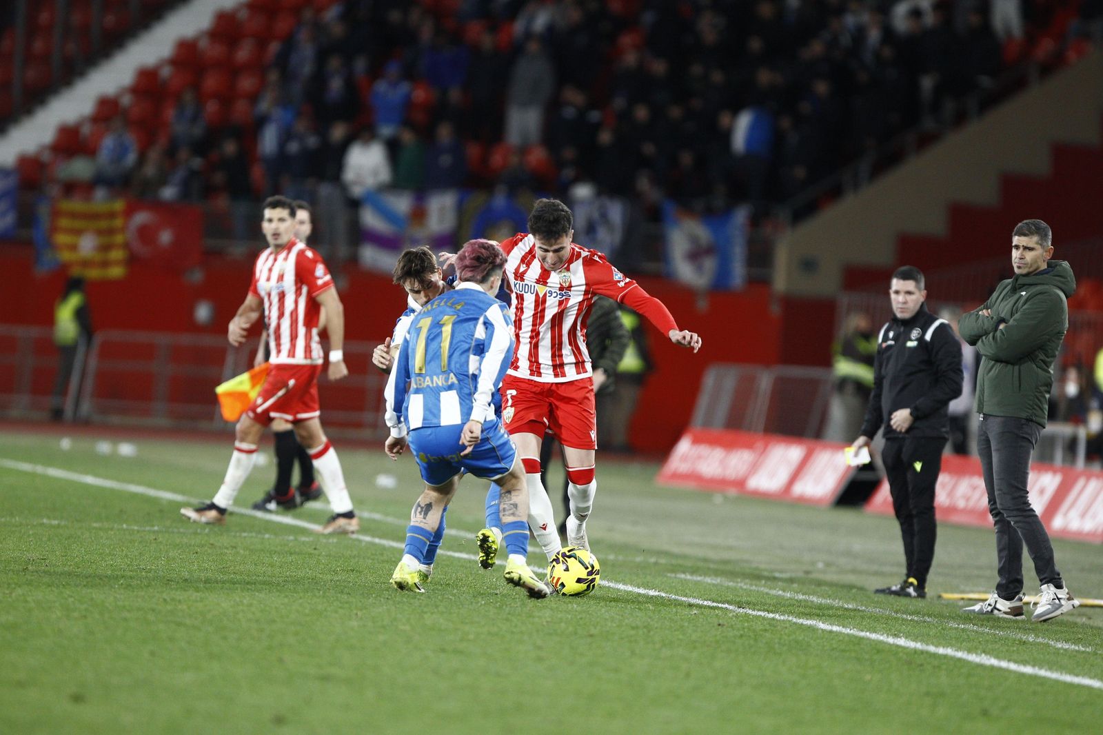 Las fotos del partido U.D. Almería - Deportivo de La Coruña