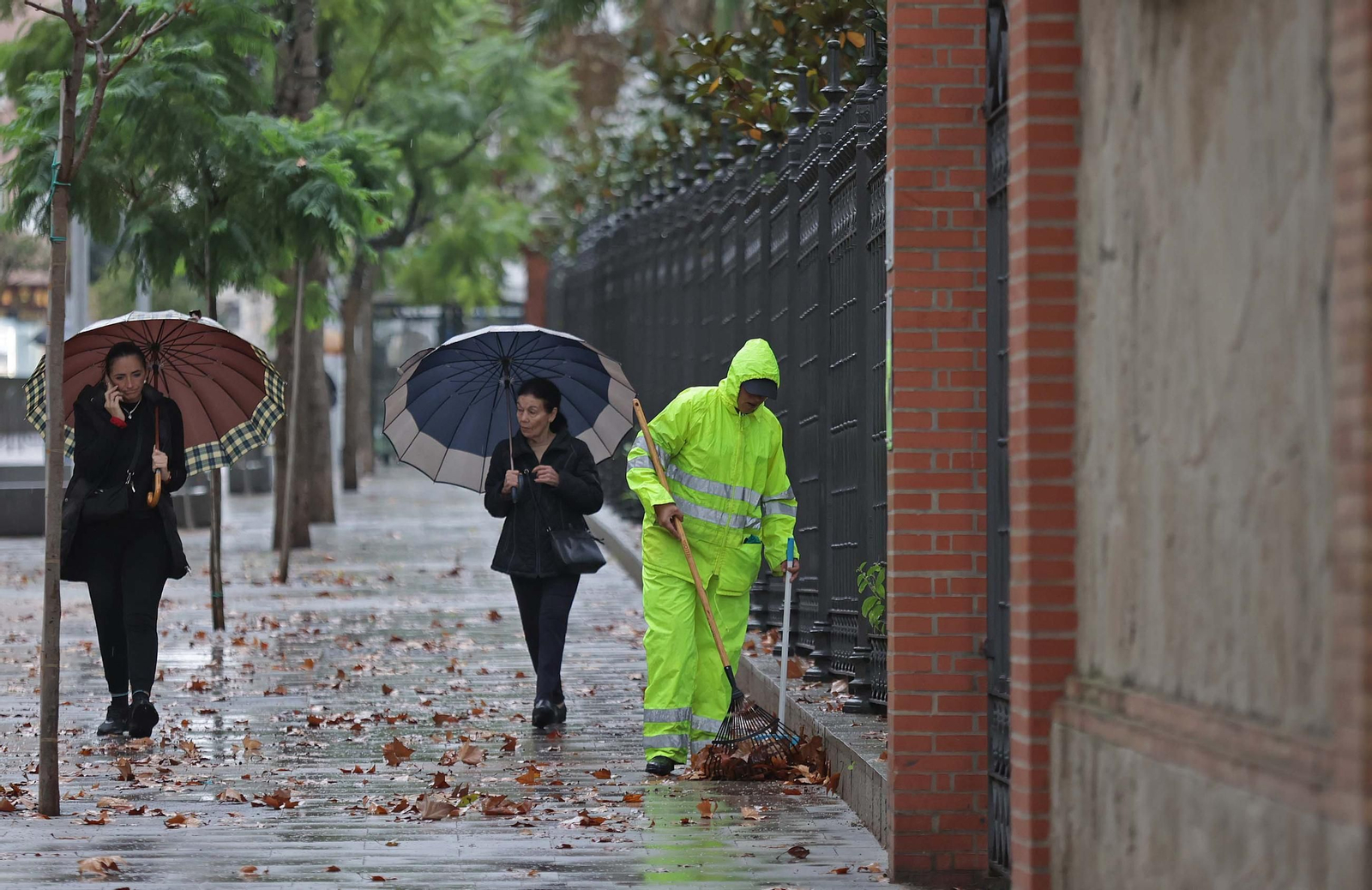 Fotos de la alerta naranja por lluvias en Algeciras