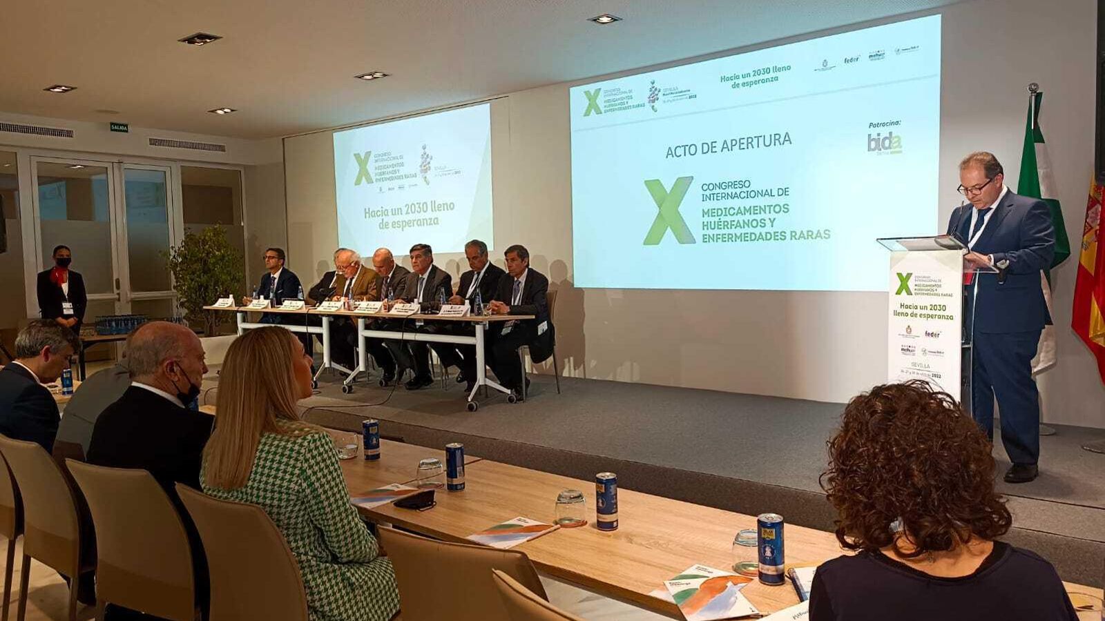 Apertura del Congreso Internacional de Enfermedades Raras en Sevilla.
