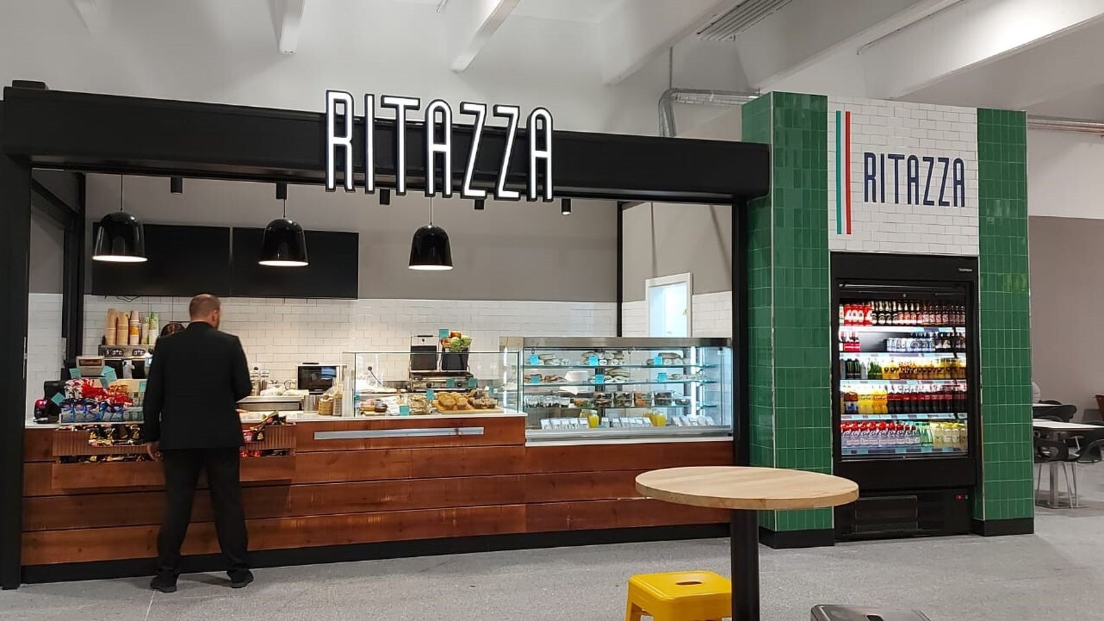 Caffè Ritazza es el nuevo local en el vestíbulo de llegadas.