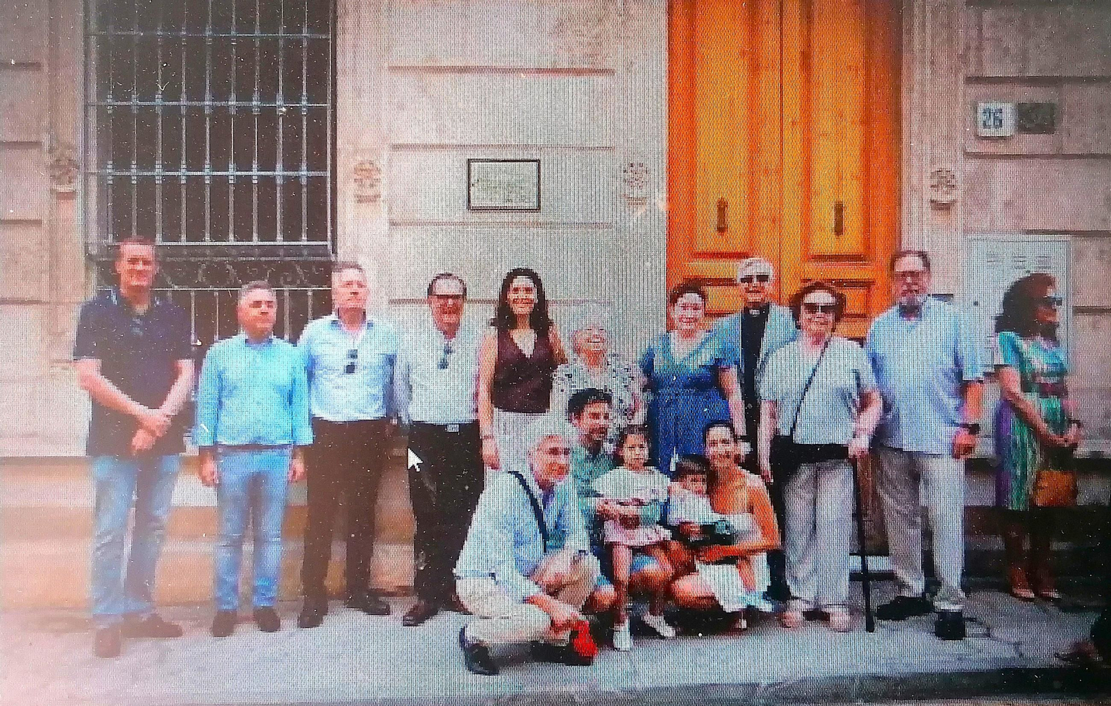 Acto en recuerdo a Martimar en la casa donde nació en la calle de La Reina.