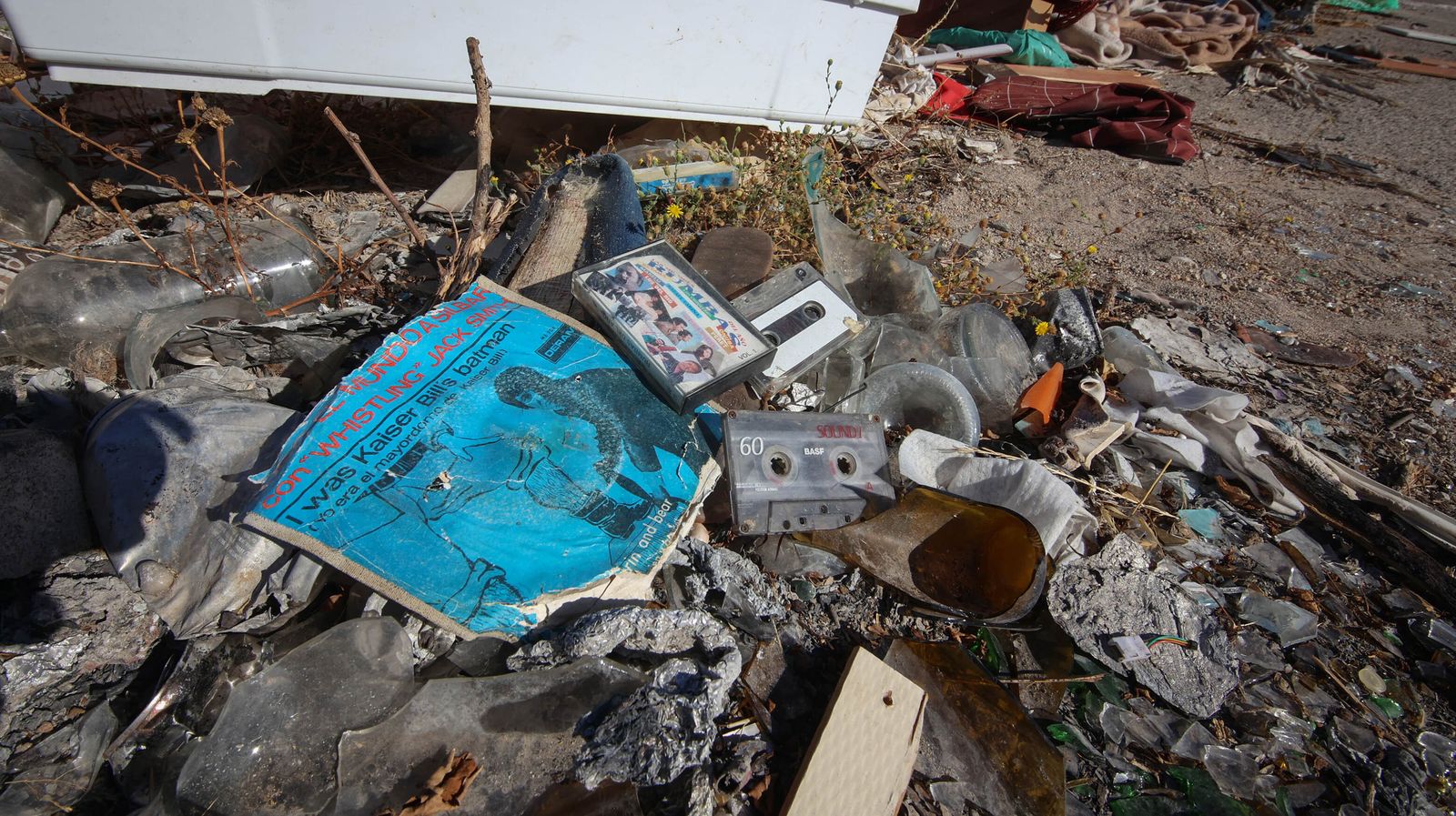 Escombrera ilegal en Jerez