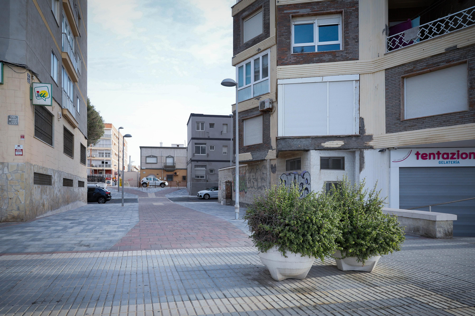 Imágenes de las calles en obras