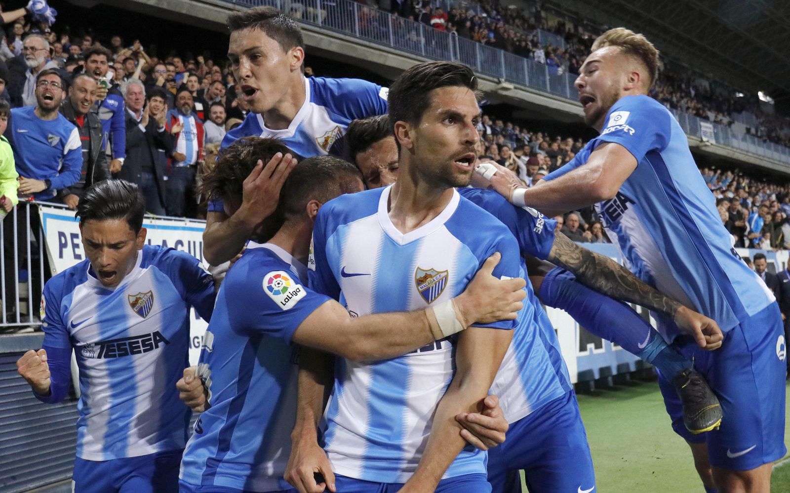 Las equipaciones del Málaga CF en sus últimas 16 temporadas