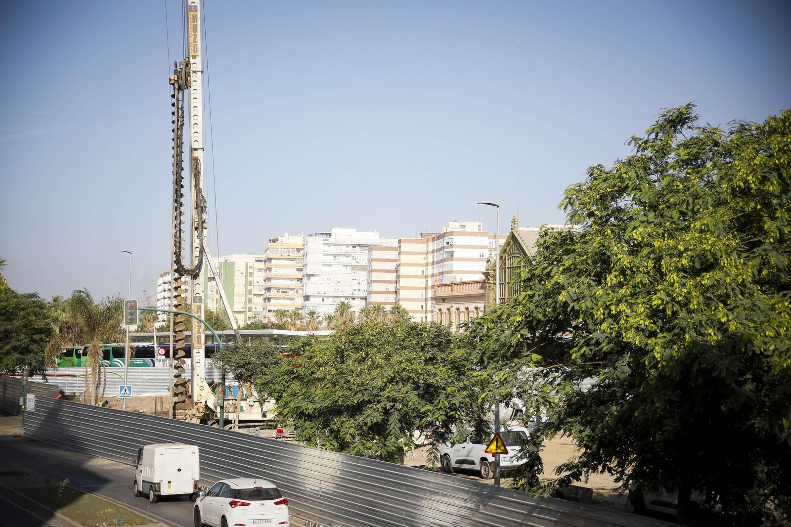 Imágenes del desmantelamiento de la estación intermodal