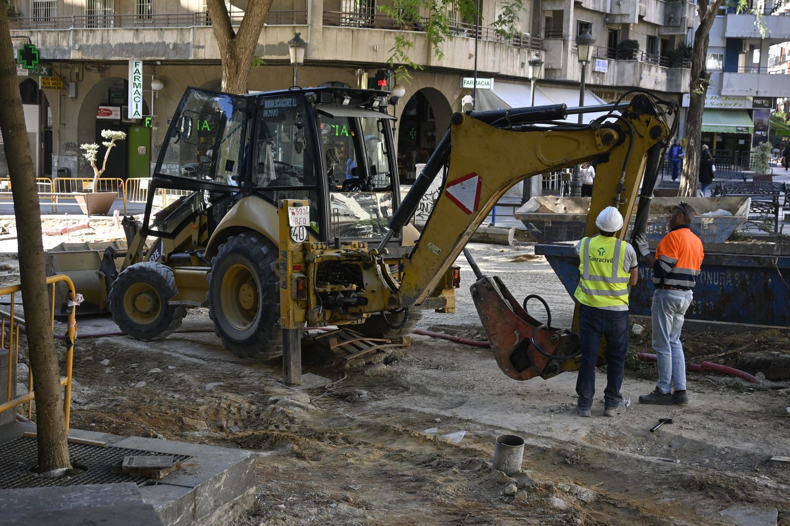 Obras en la Palmera en imágenes